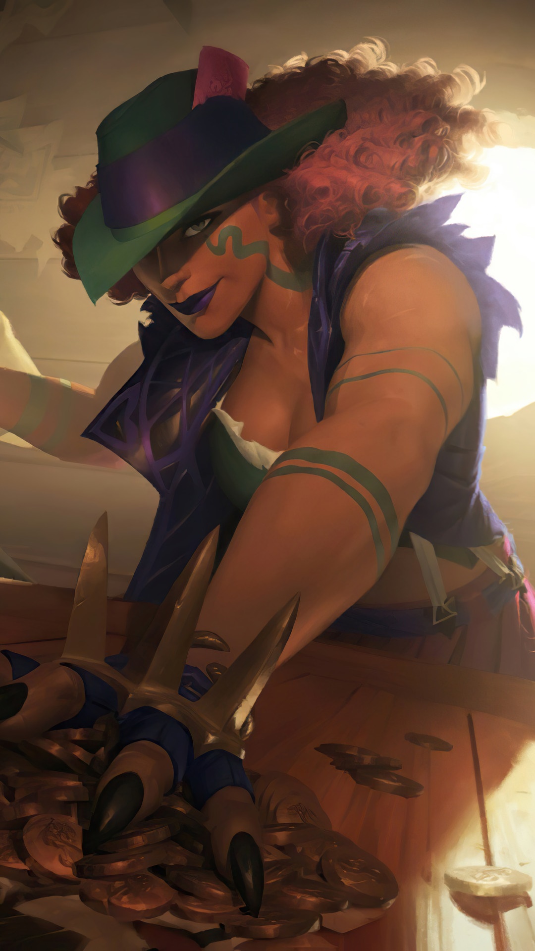 Miss Fortune from Legends of Runeterra HD Phone Wallpaper