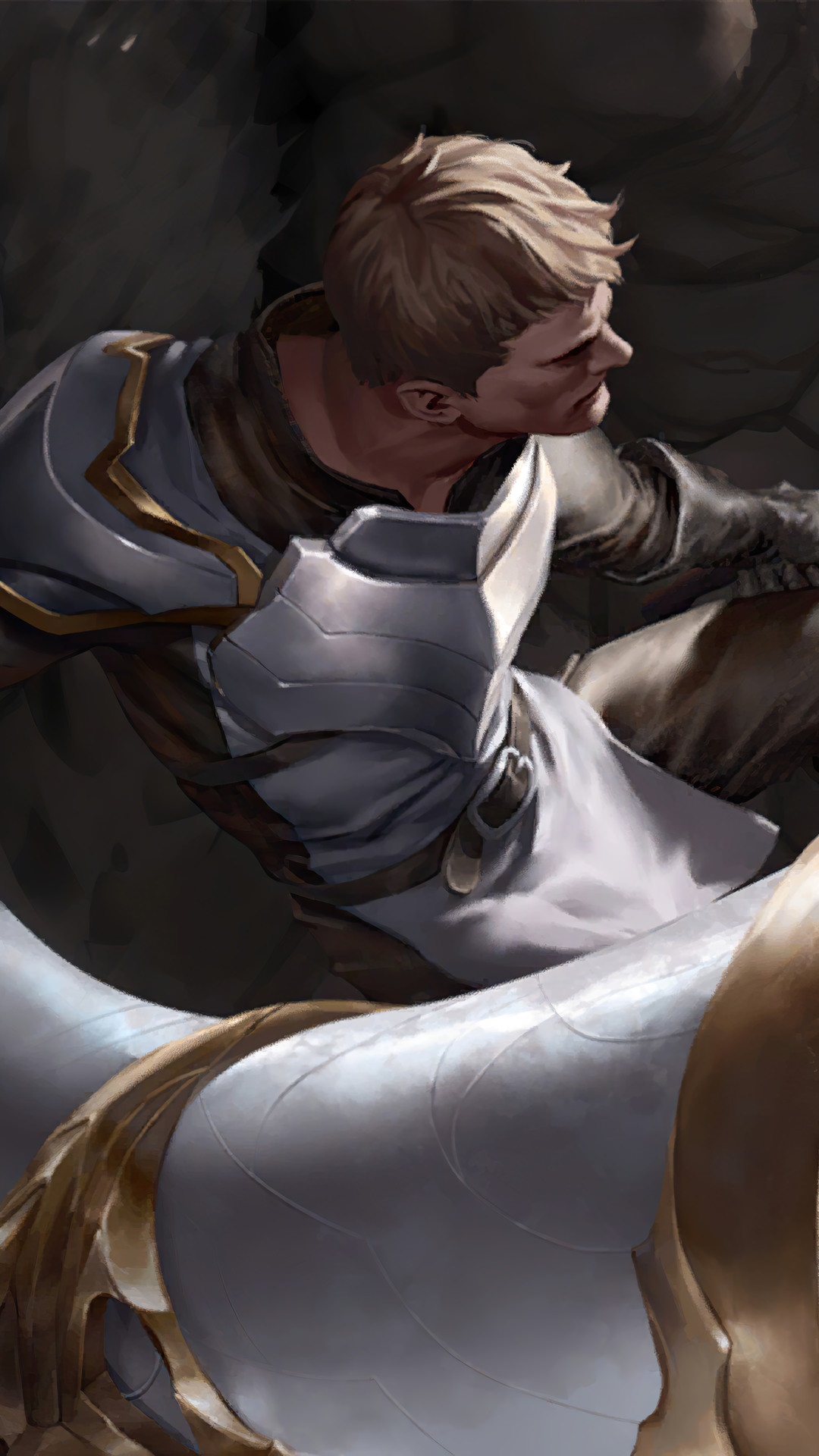 Man in armor from Legends of Runeterra HD Phone Wallpaper