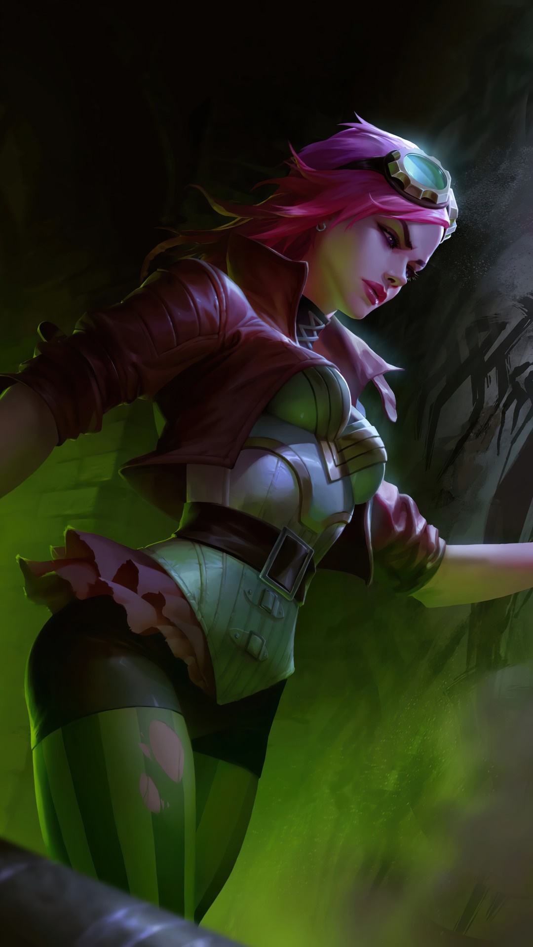 Vi from League of Legends HD Phone Wallpaper