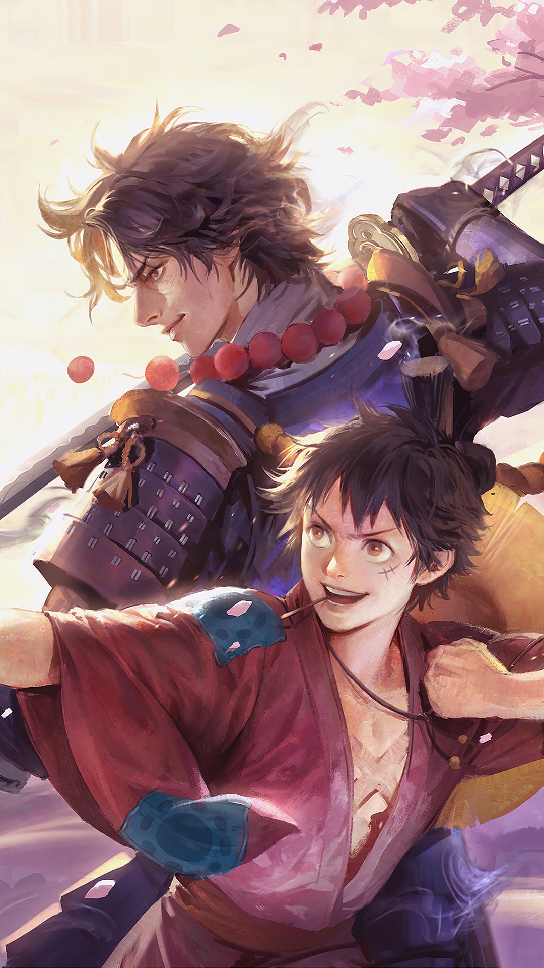 Monkey D Luffy and Portgas D Ace from One Piece HD Phone Wallpaper