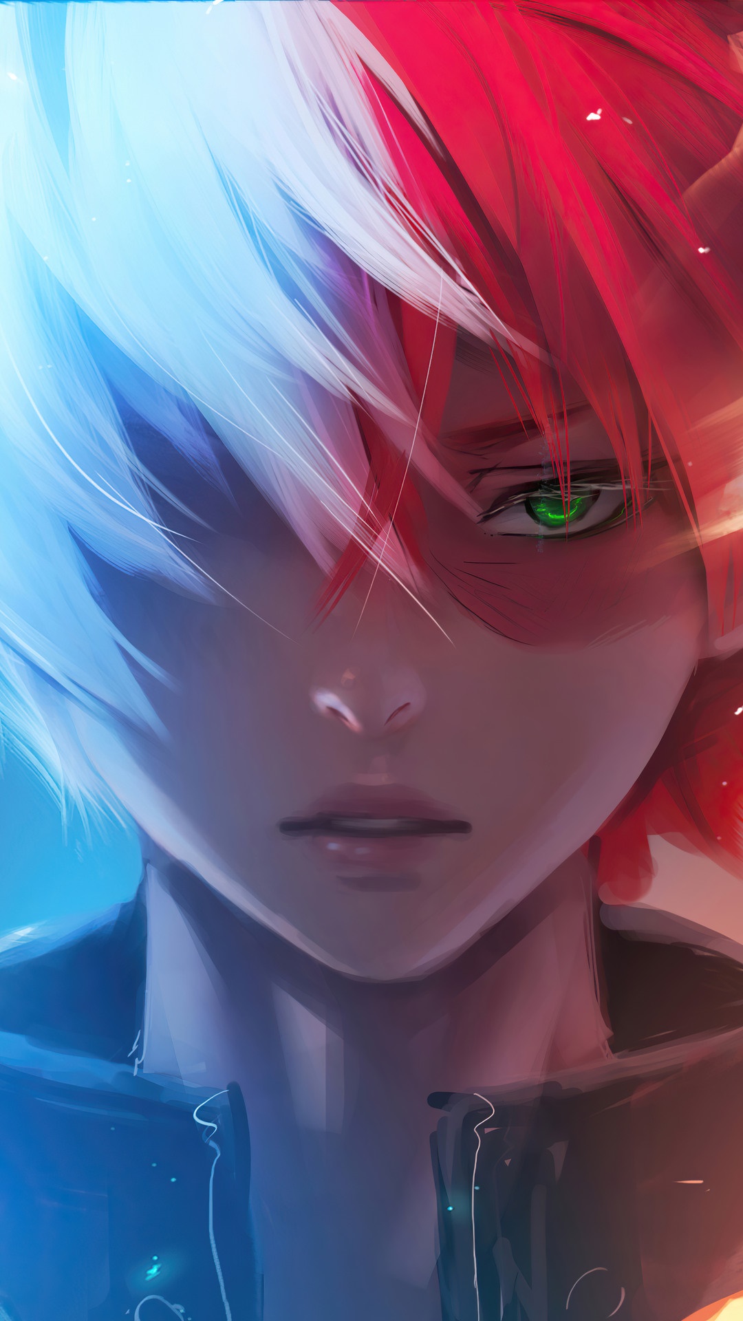 Shoto Todoroki from My Hero Academia HD Phone Wallpaper