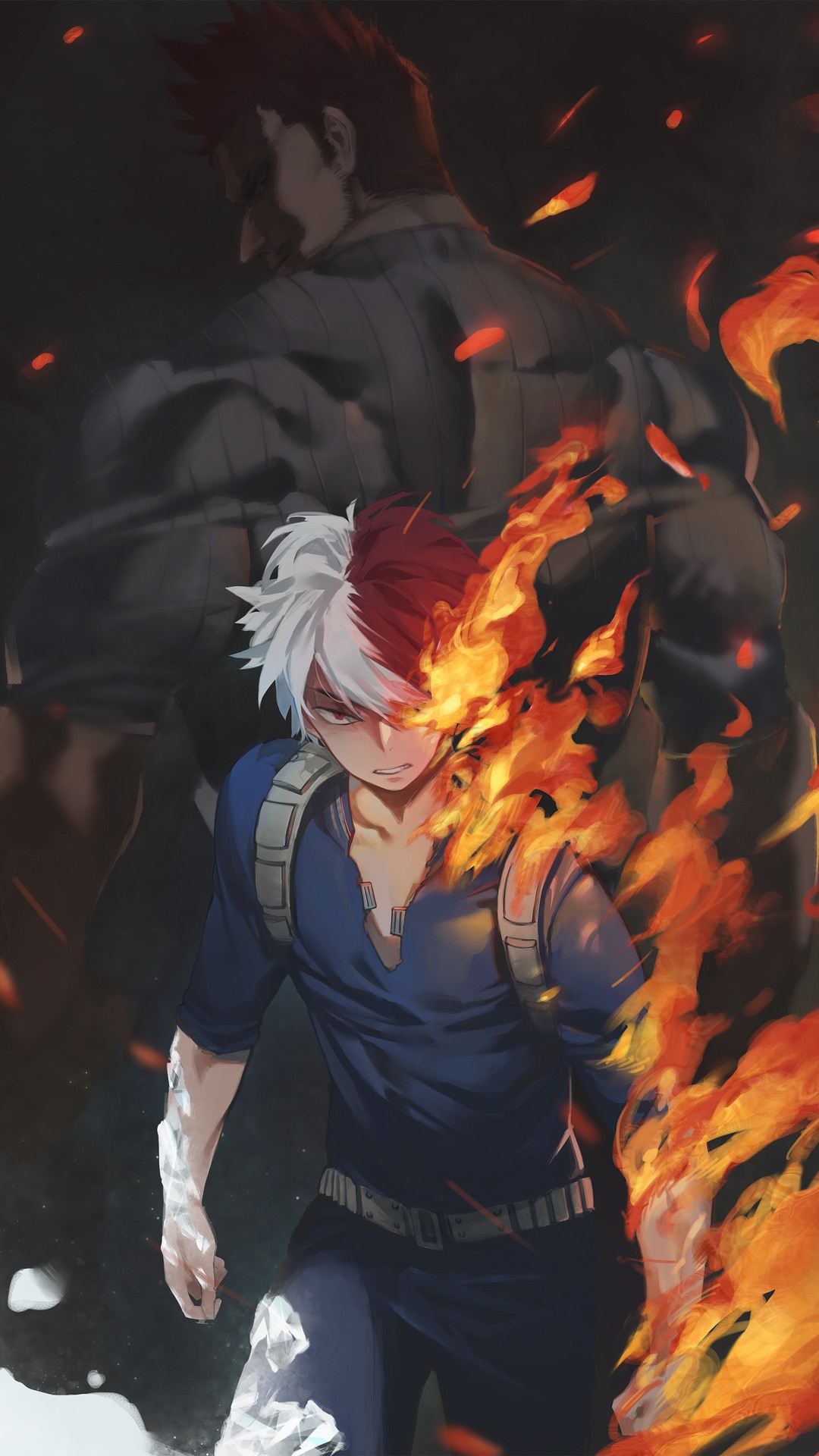 Shoto Todoroki from My Hero Academia HD Phone Wallpaper