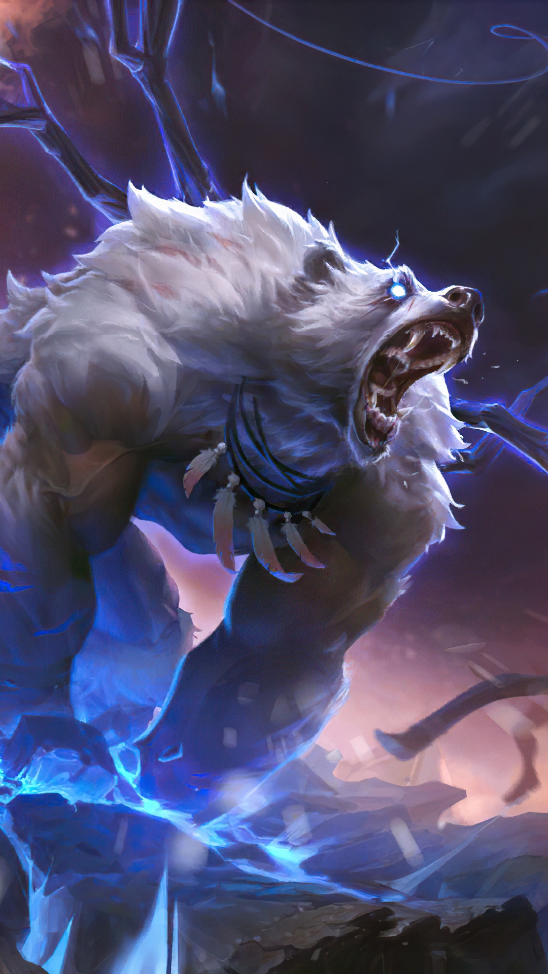 Volibear from Legends of Runeterra HD Phone Wallpaper