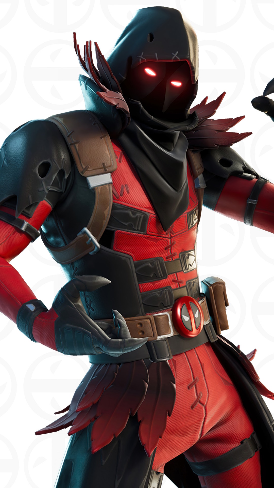 Raven Deadpool Skin from Fortnite HD Phone Wallpaper