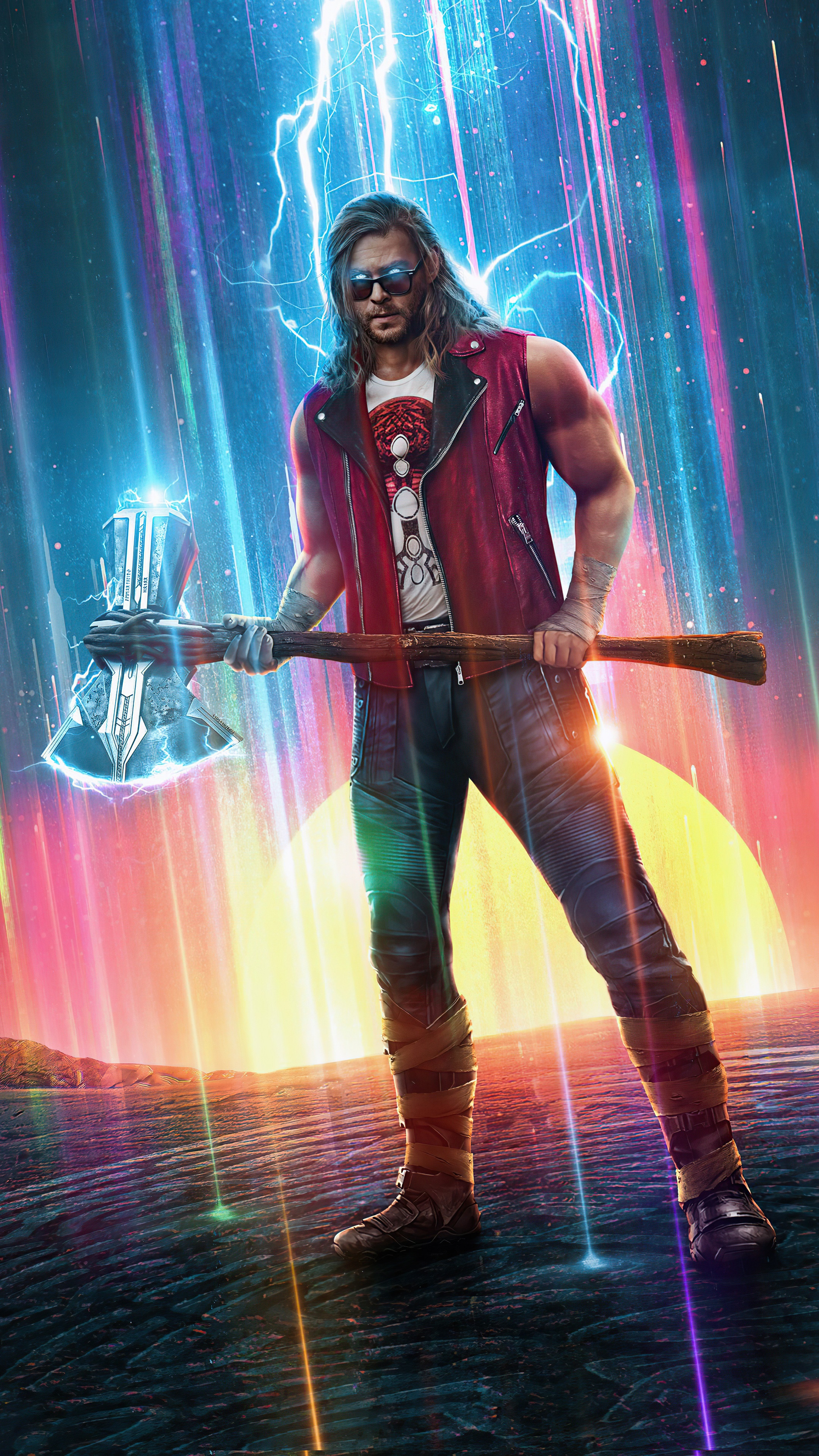 Thor from Thor: Love and Thunder 4K HD Phone Wallpaper