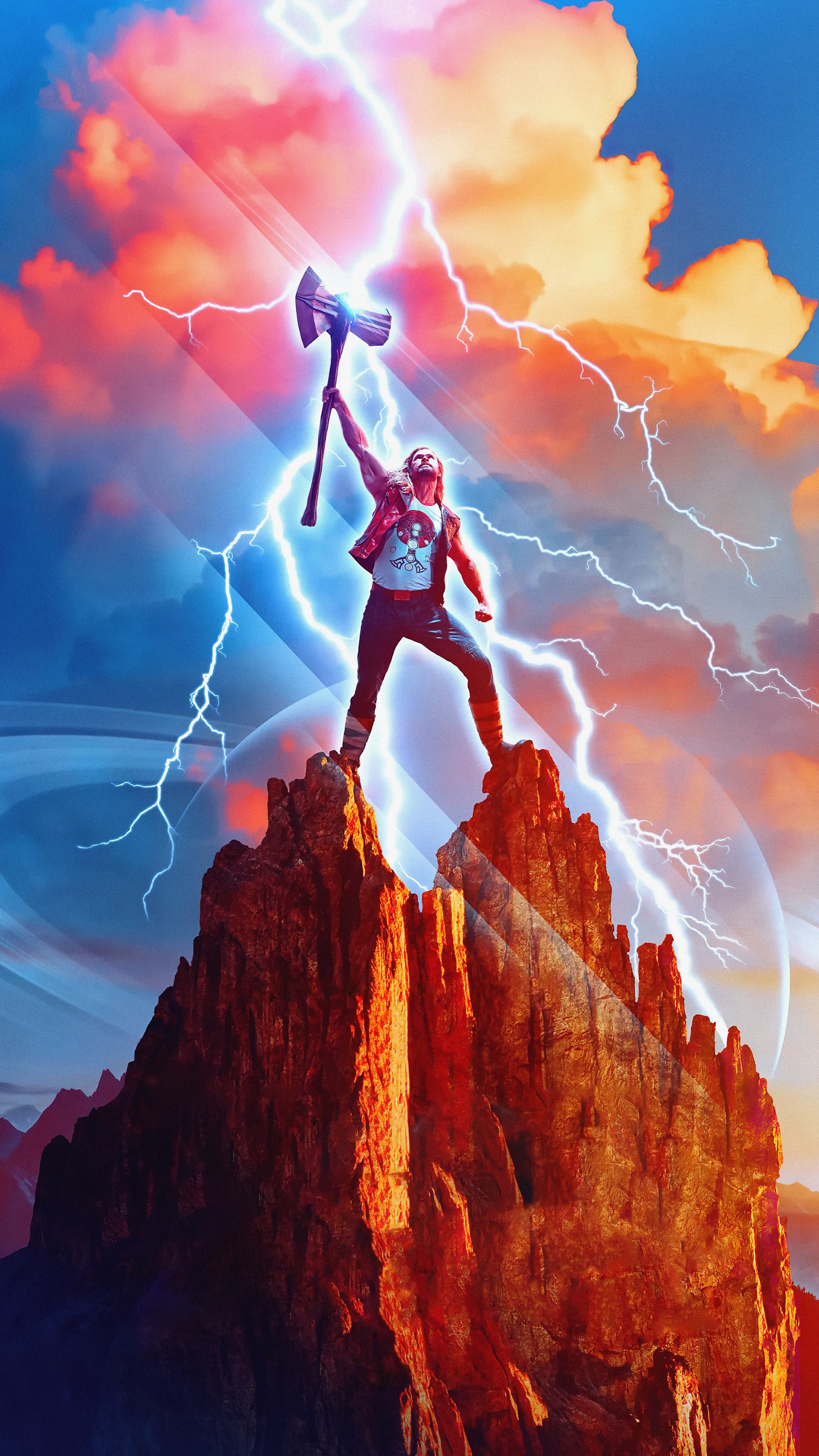 Thor from Thor: Love and Thunder HD Phone Wallpaper