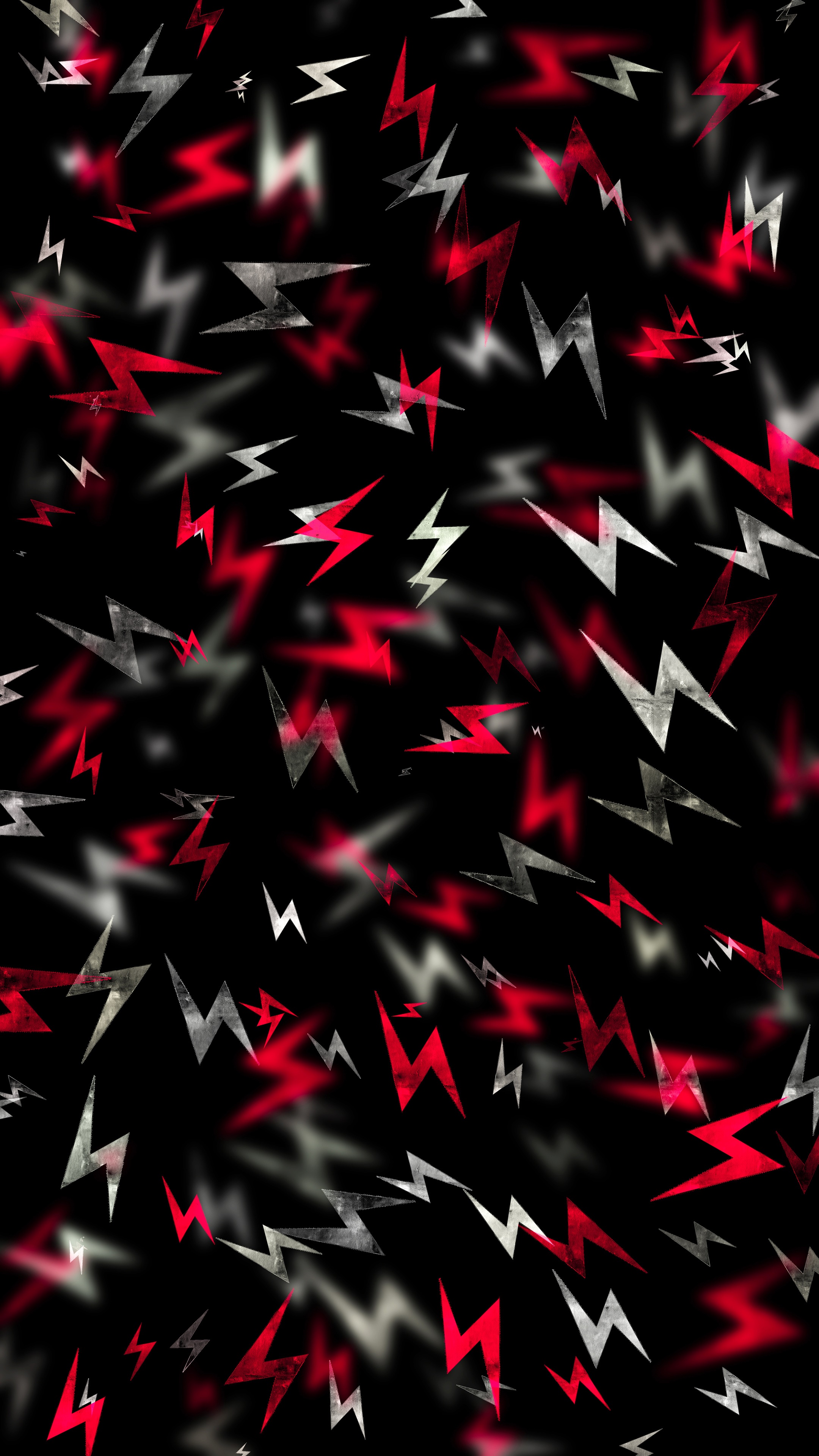 Abstract lightning bolts 4K HD Phone Wallpaper
