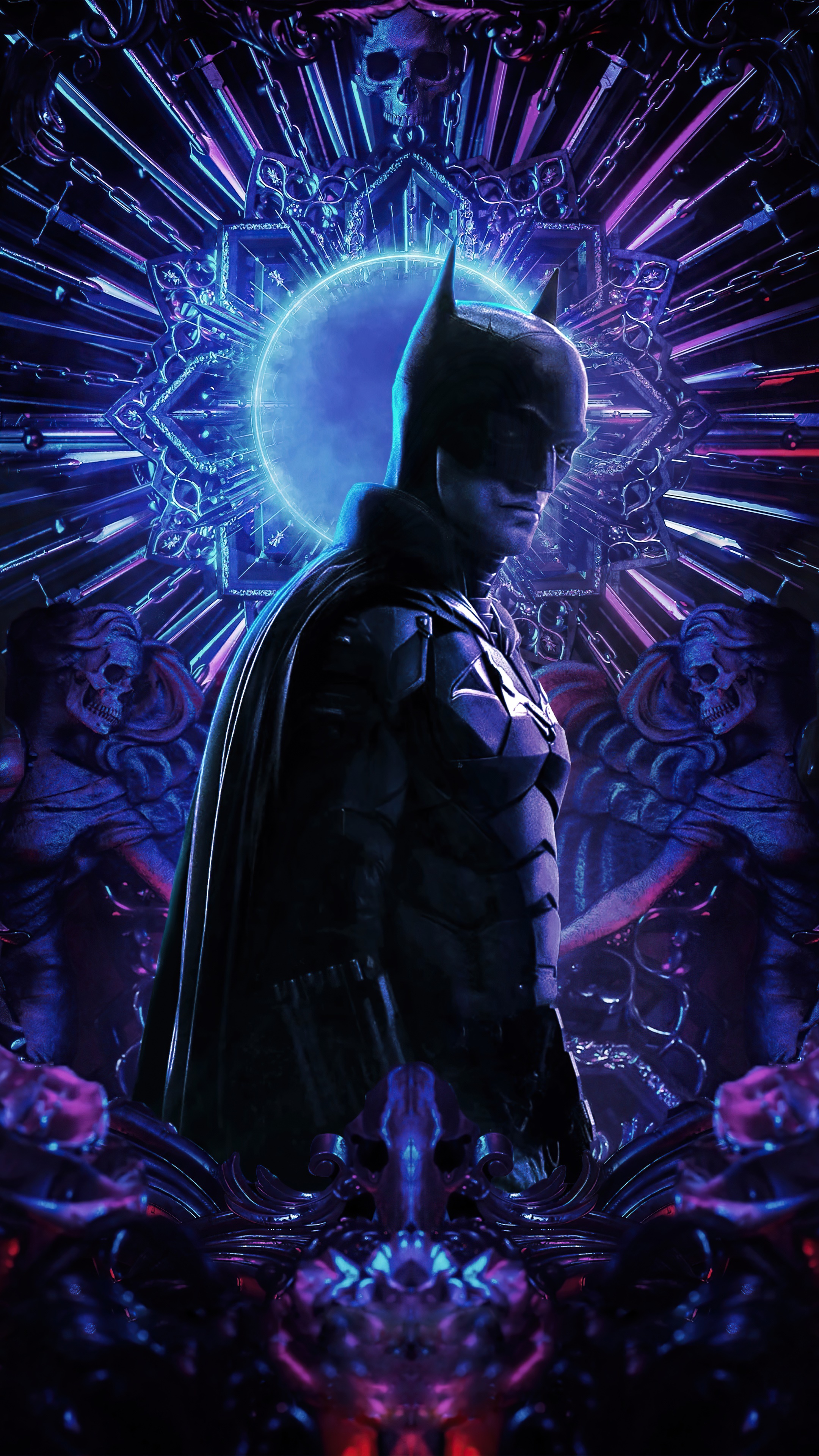 Batman from DC Comics artwork HD Phone Wallpaper