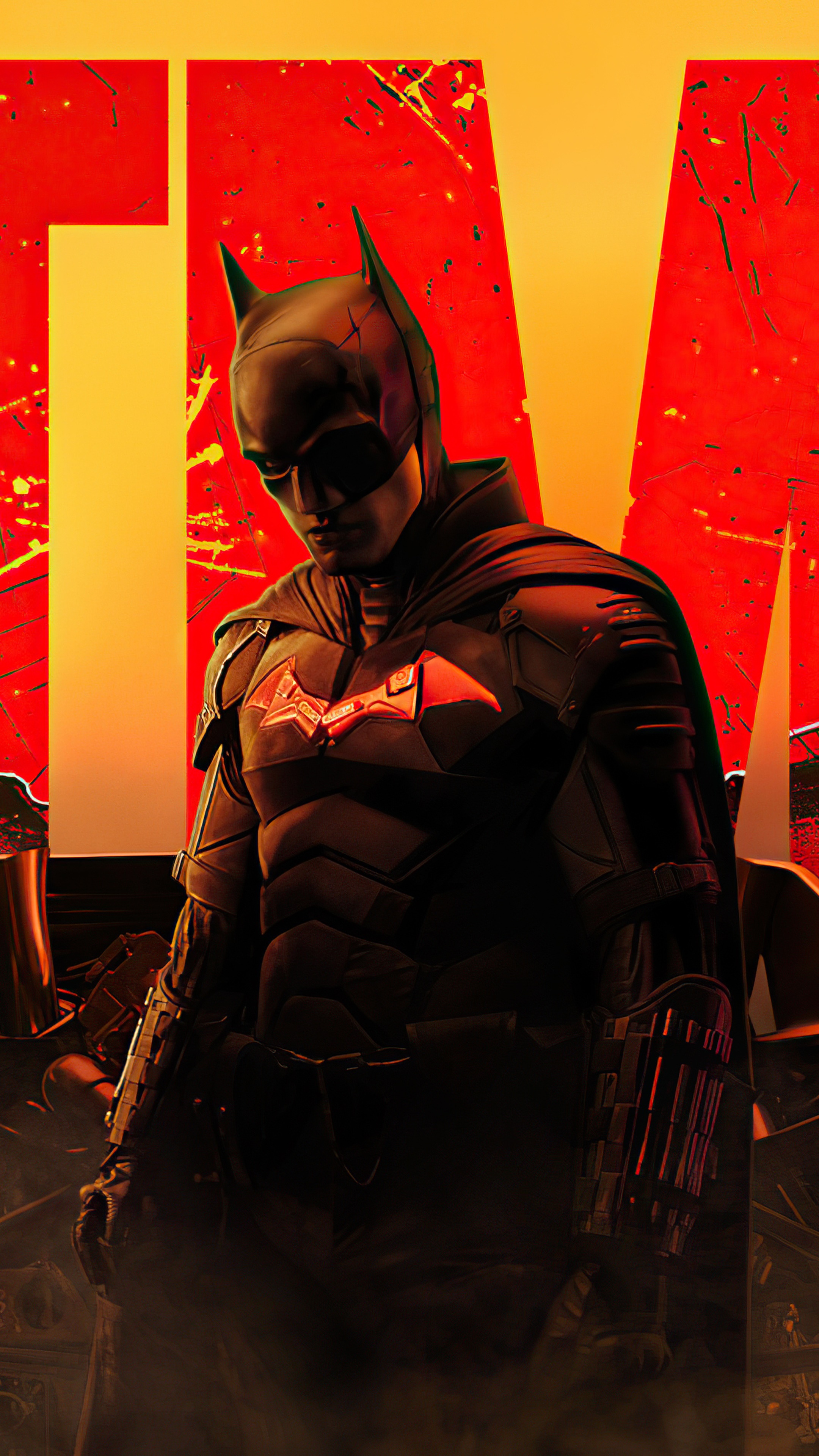 Batman from The Batman 4K HD Phone Wallpaper
