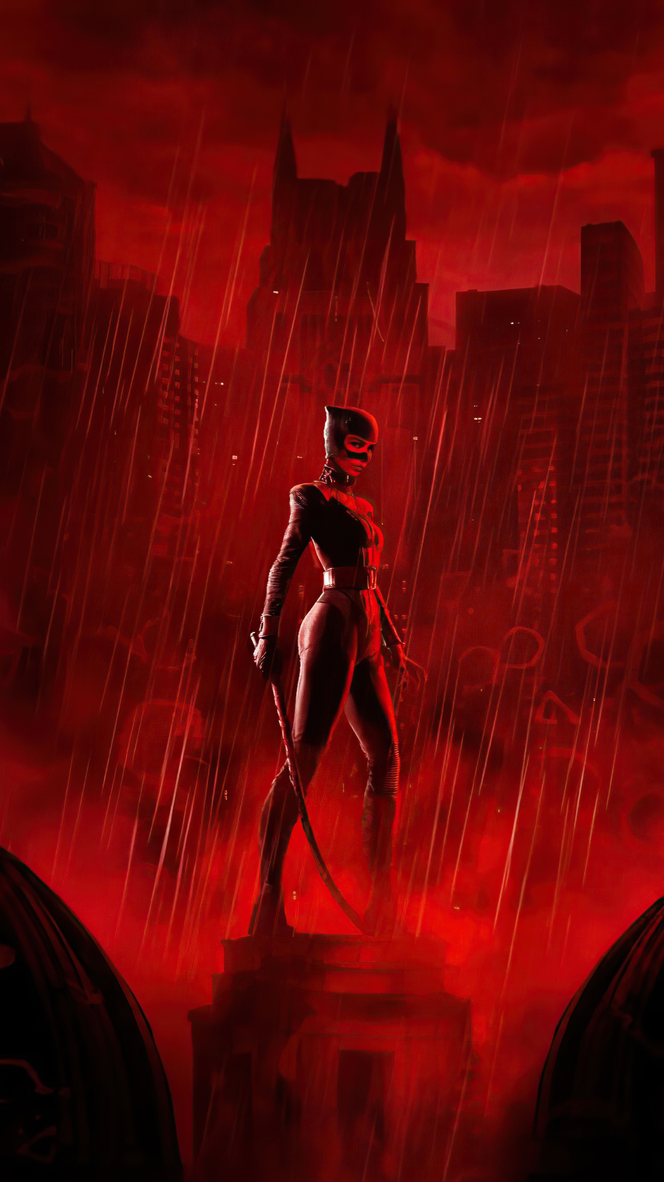 Catwoman from The Batman 4K HD Phone Wallpaper