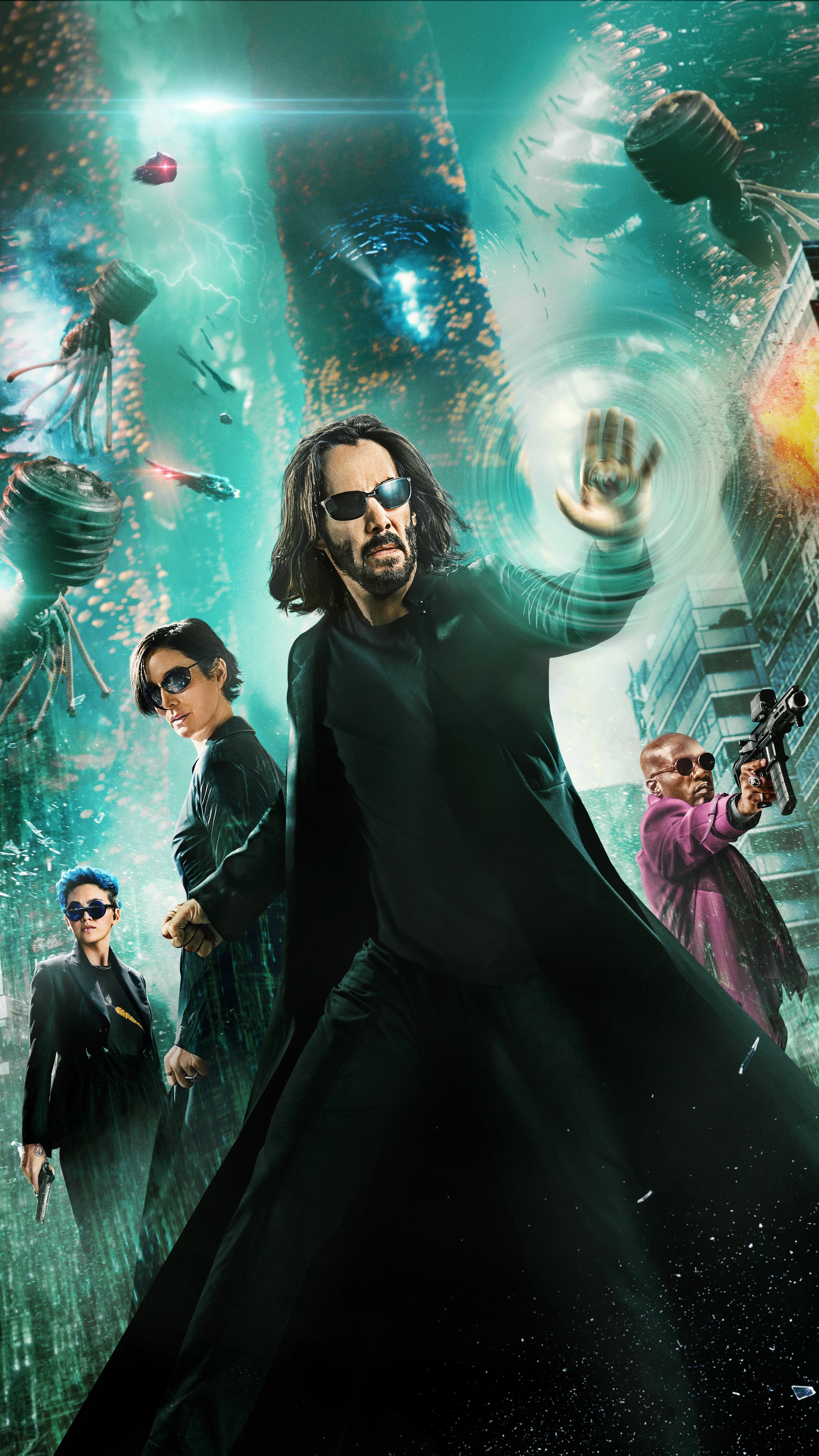 The Matrix Resurrections Poster HD Phone Wallpaper