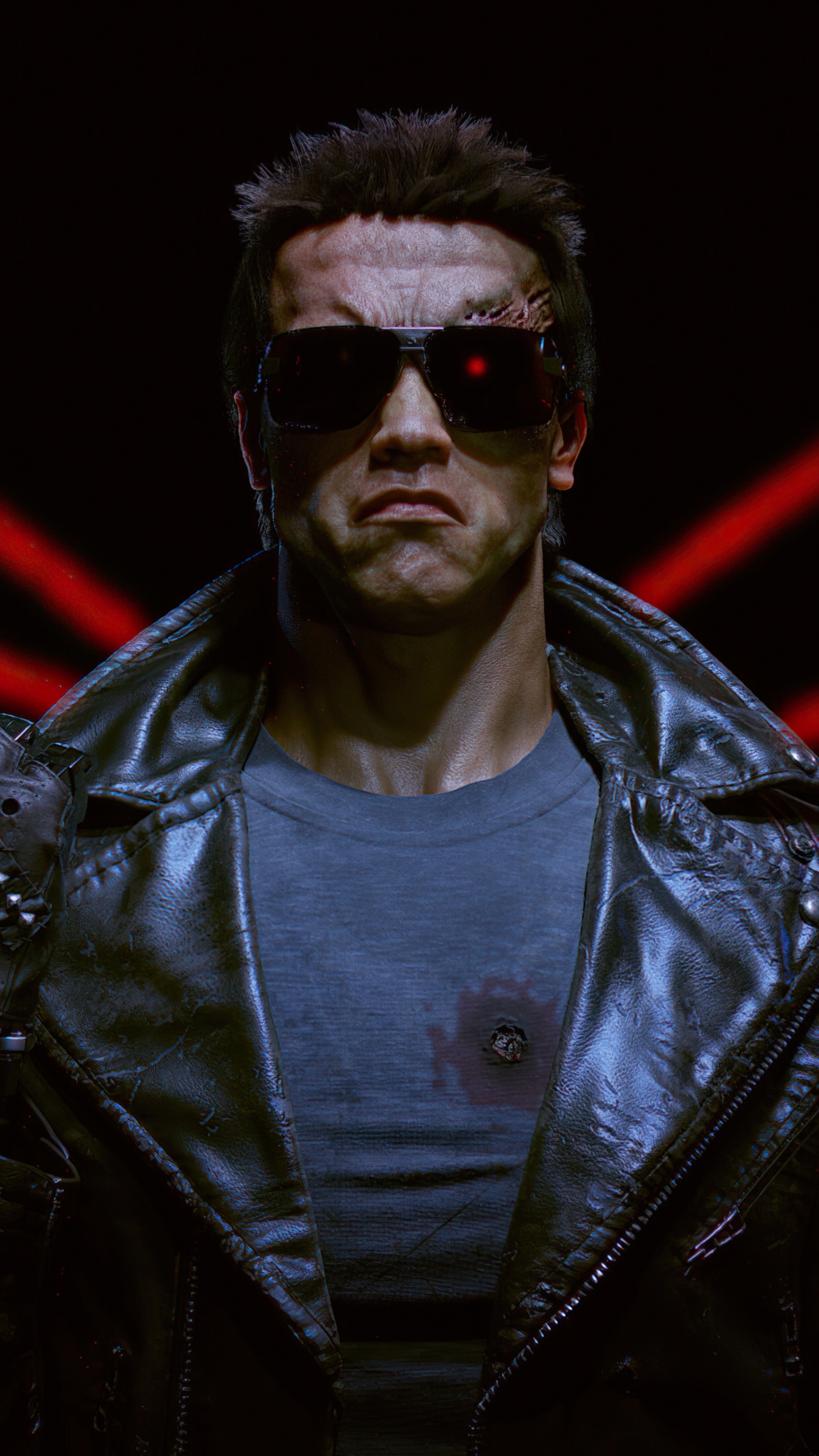 Terminator from Terminator 4K HD Phone Wallpaper