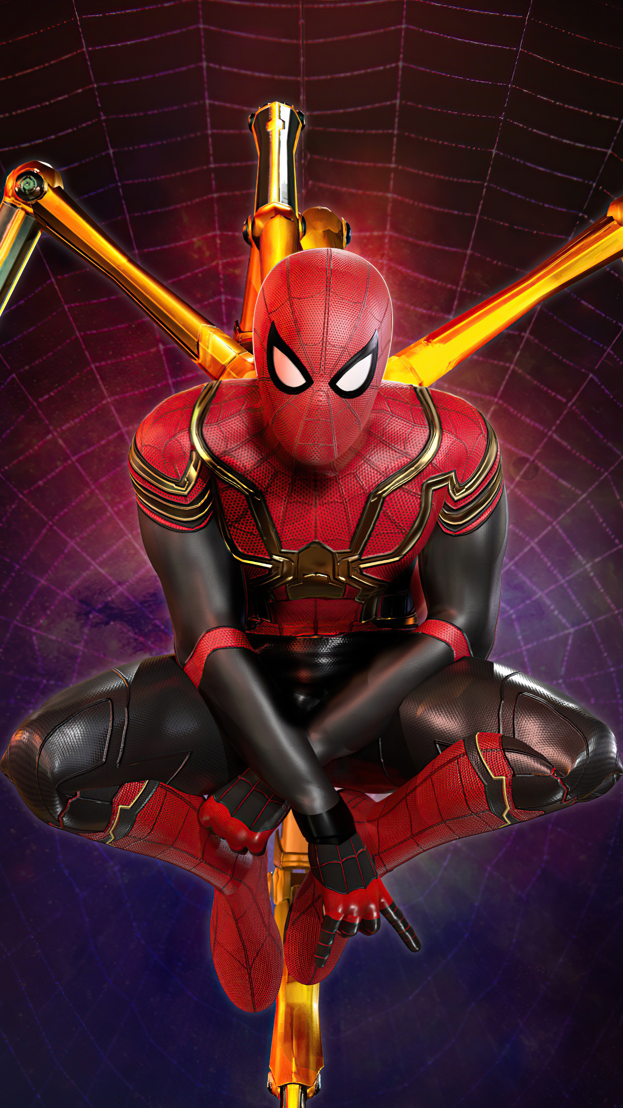 Spider-Man from Spider-Man: No Way Home HD Phone Wallpaper
