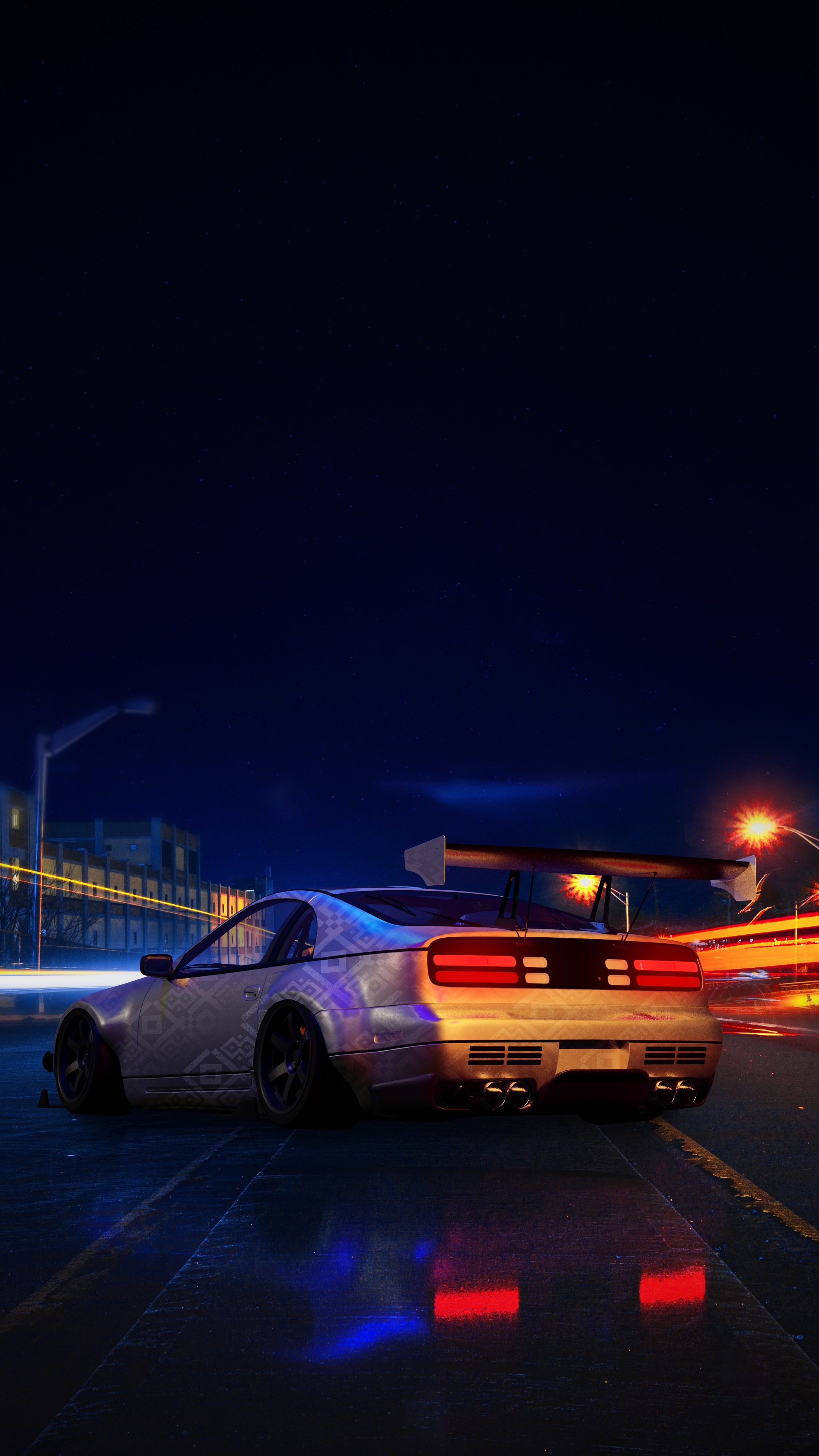 Nissan 300ZX 4K HD Phone Wallpaper