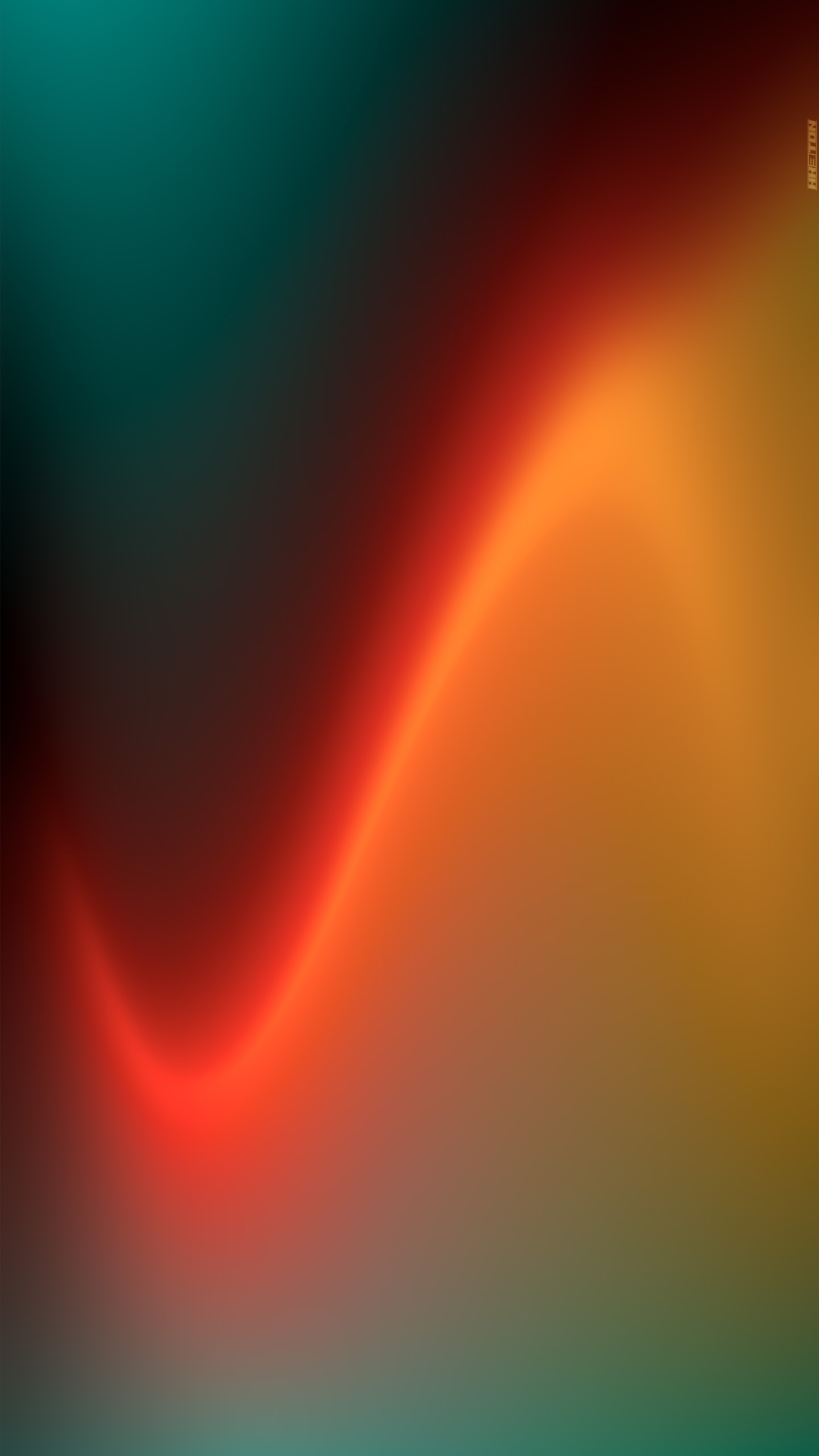 Abstract digital art with red and orange gradient HD Phone Wallpaper