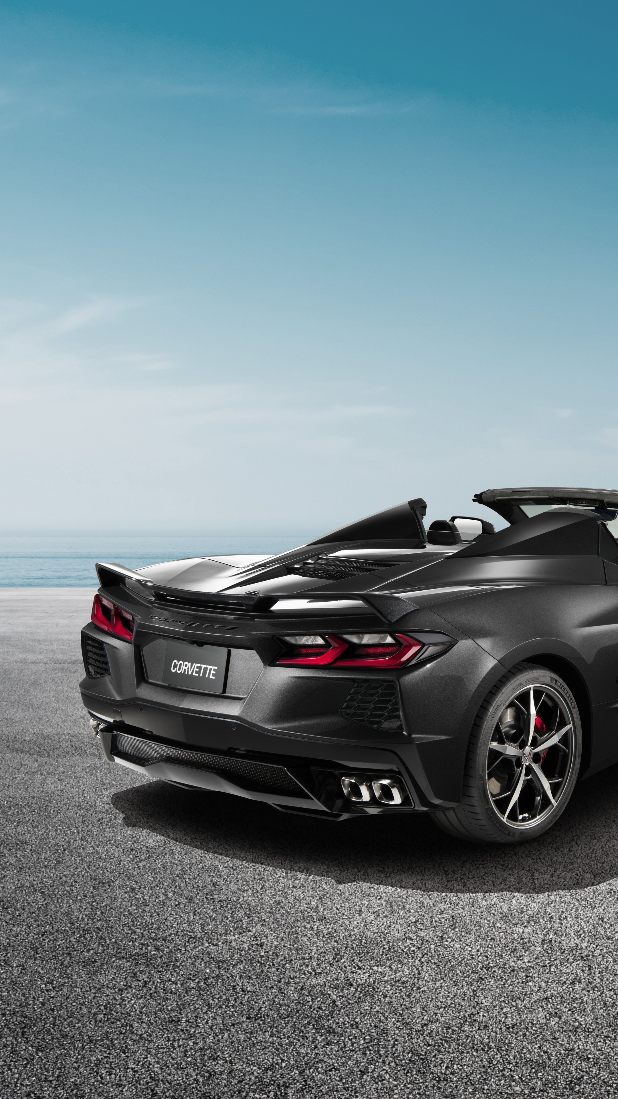 Chevrolet Corvette C8 Convertible 4K HD Phone Wallpaper