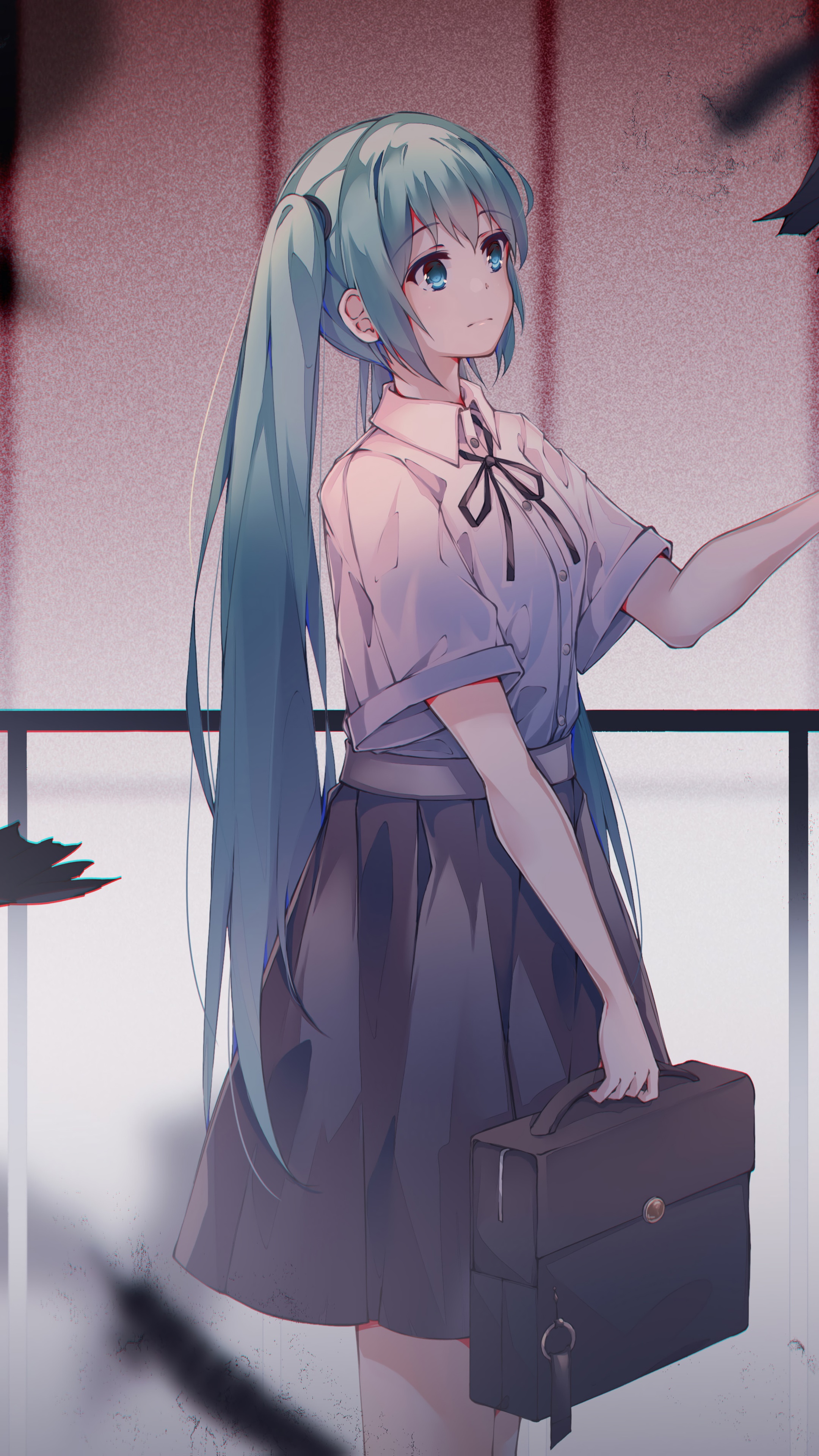 Hatsune Miku from Vocaloid HD Phone Wallpaper