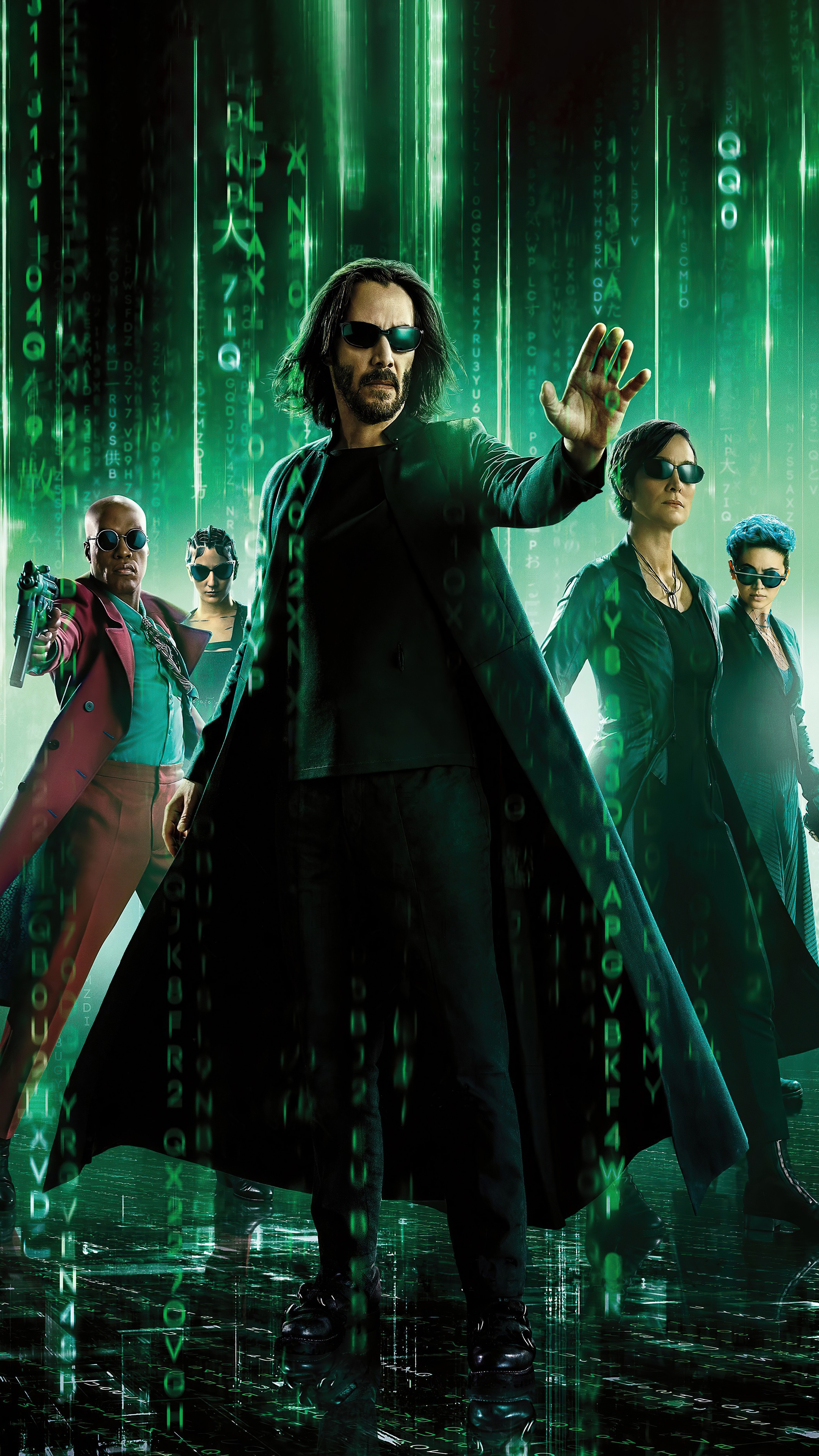 The Matrix Resurrections 4K HD Phone Wallpaper