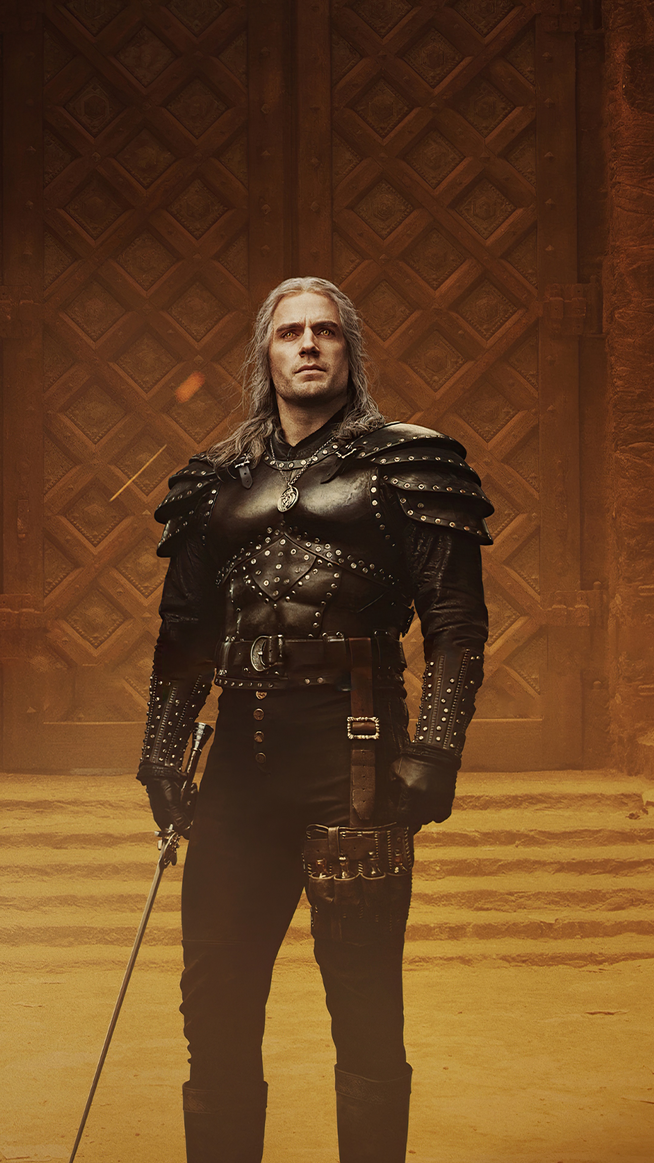 Geralt of Rivia from The Witcher Season 2 4K HD Phone Wallpaper