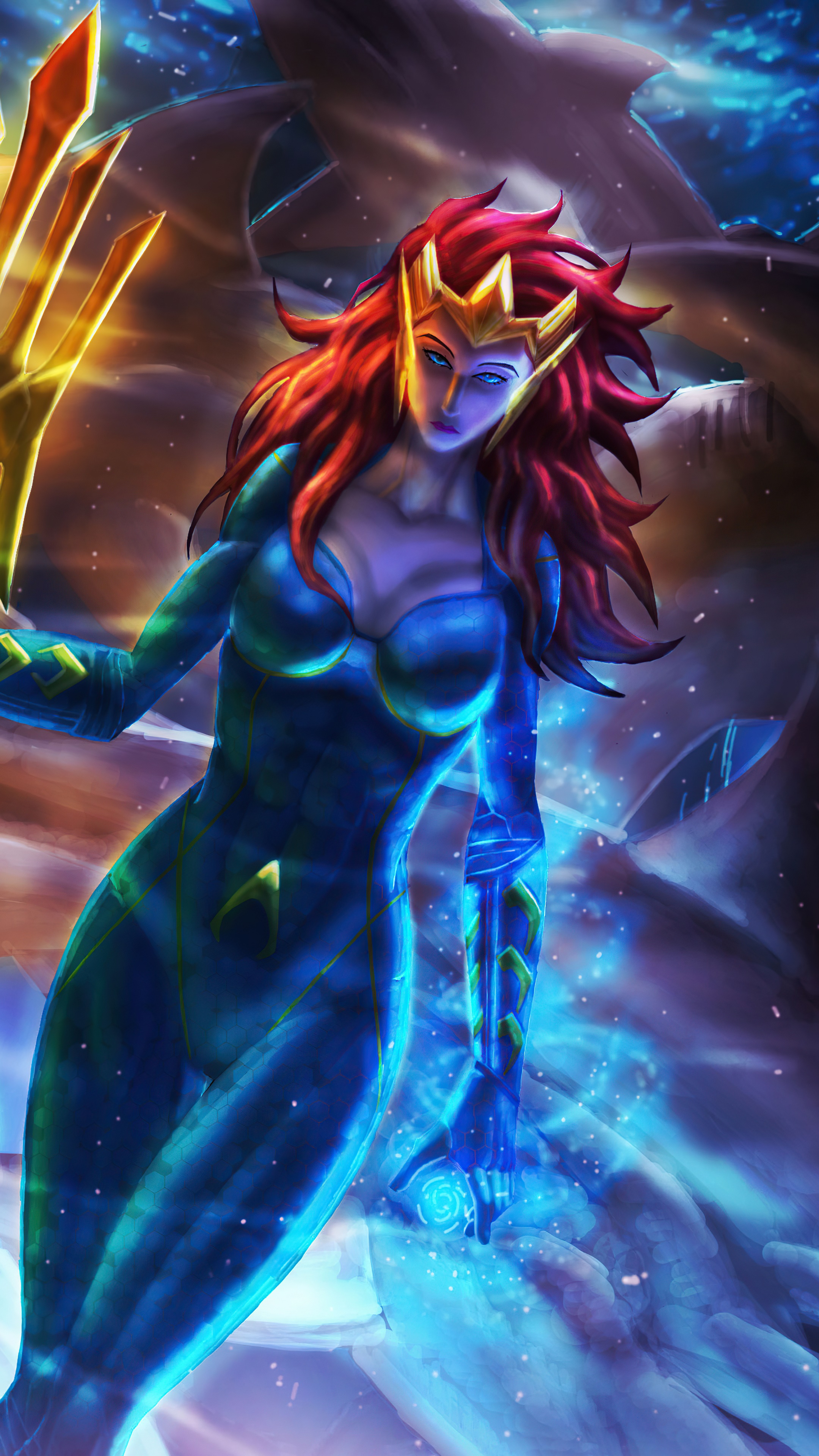 Mera from DC Comics HD Phone Wallpaper