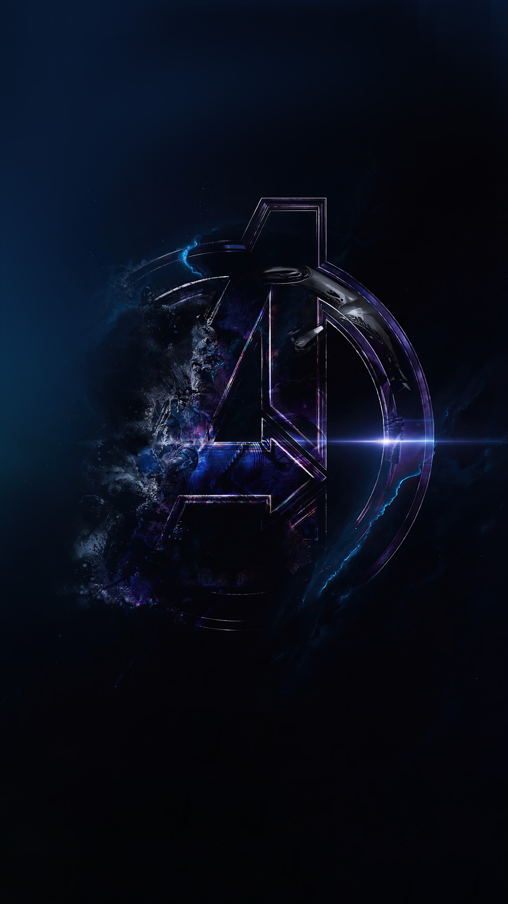 Avengers Infinity War logo 4K HD Phone Wallpaper