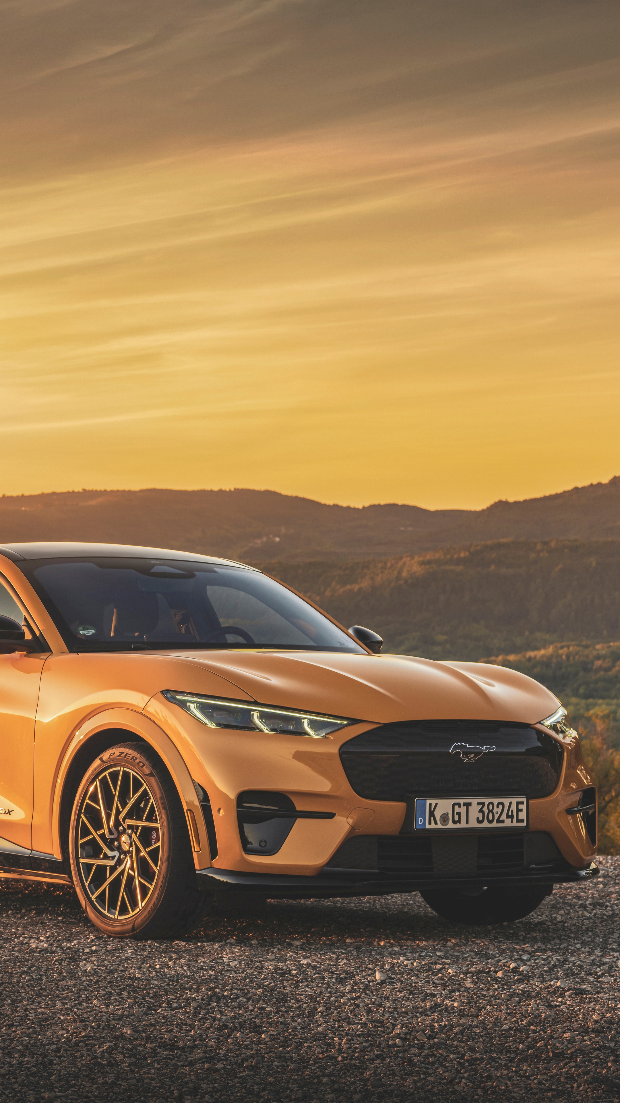 Ford Mustang Mach-E GT 3824E electric car HD Phone Wallpaper