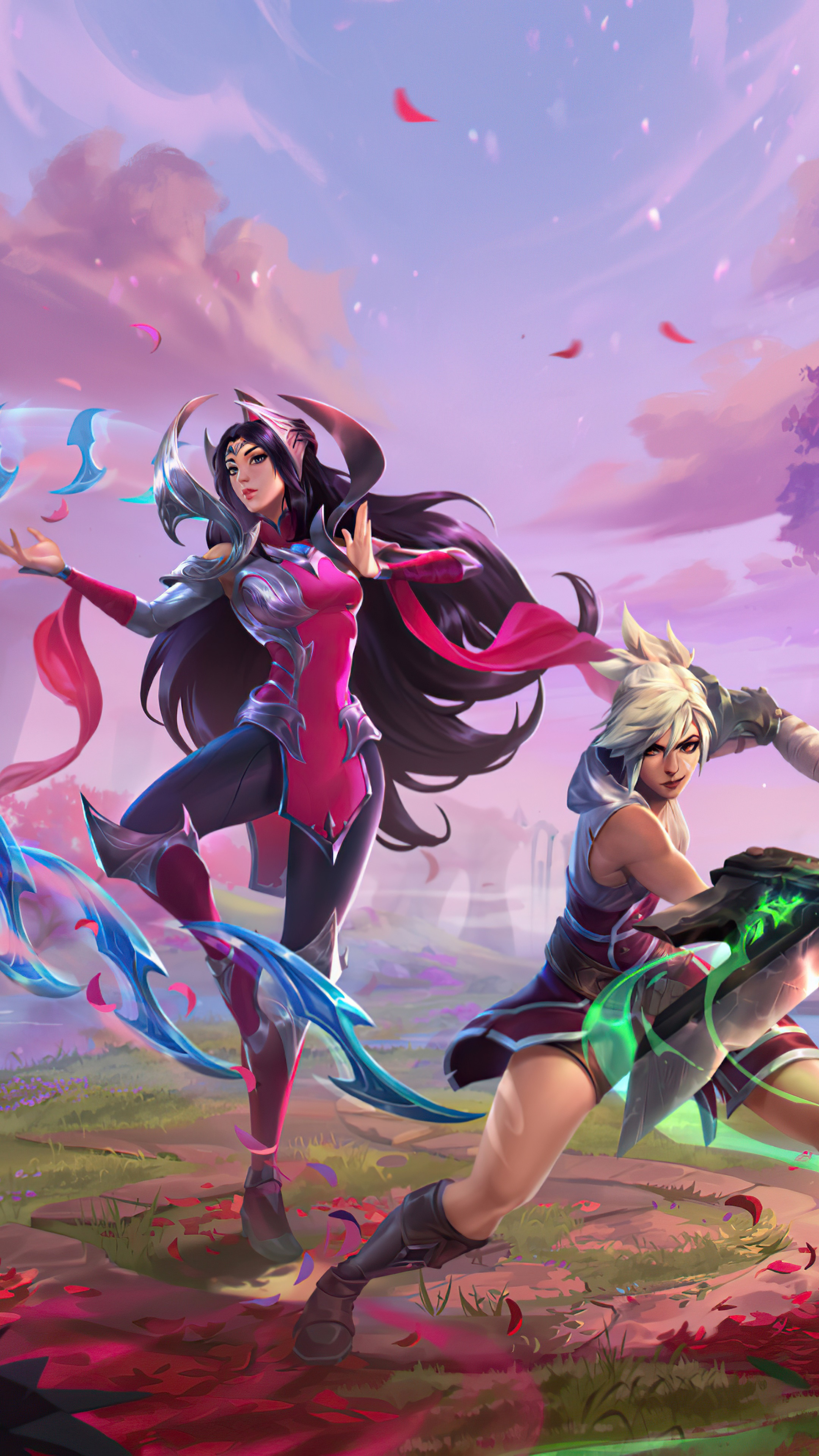 Irelia and Riven from League of Legends HD Phone Wallpaper