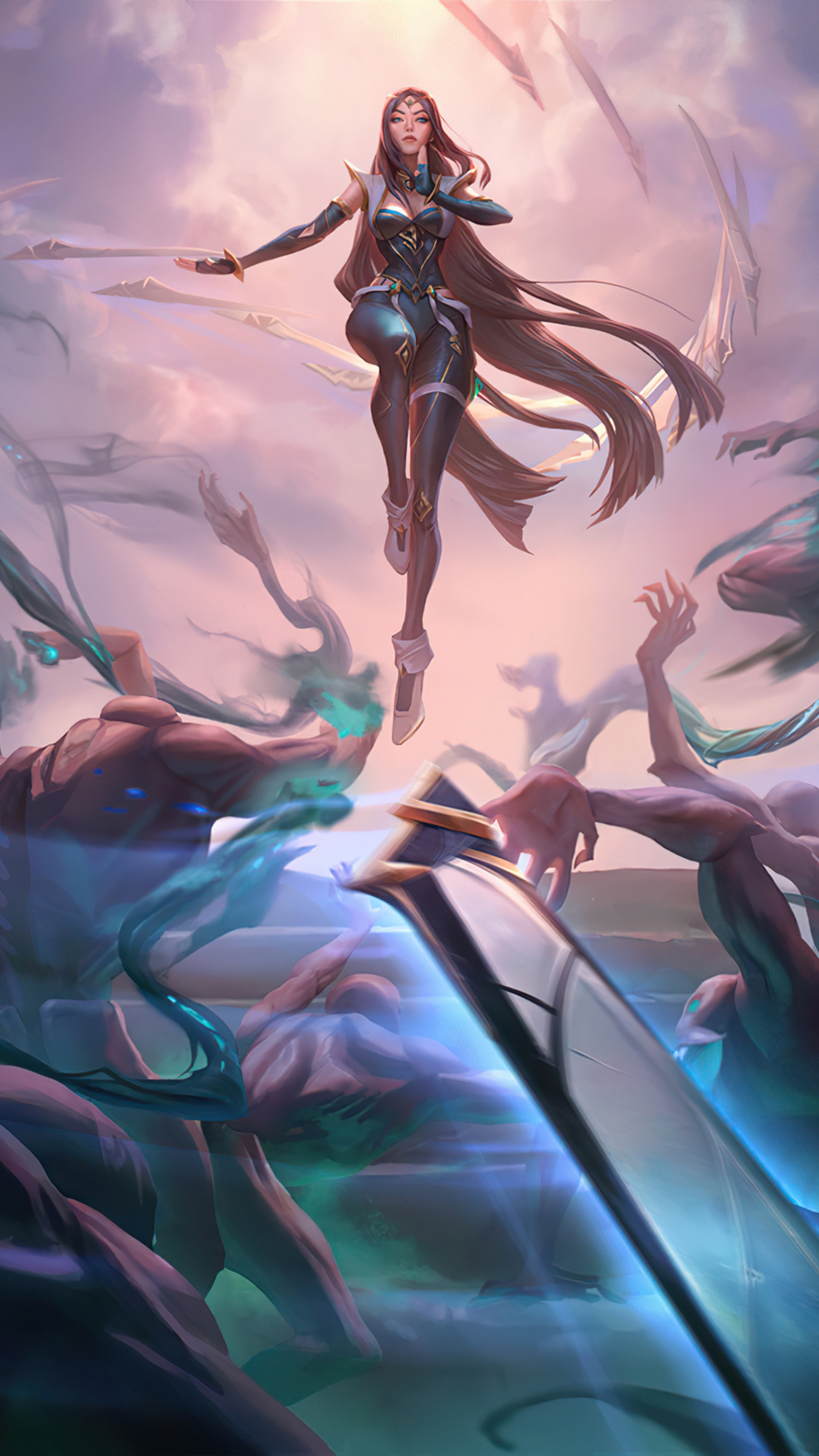 Irelia from Legends of Runeterra 4K HD Phone Wallpaper