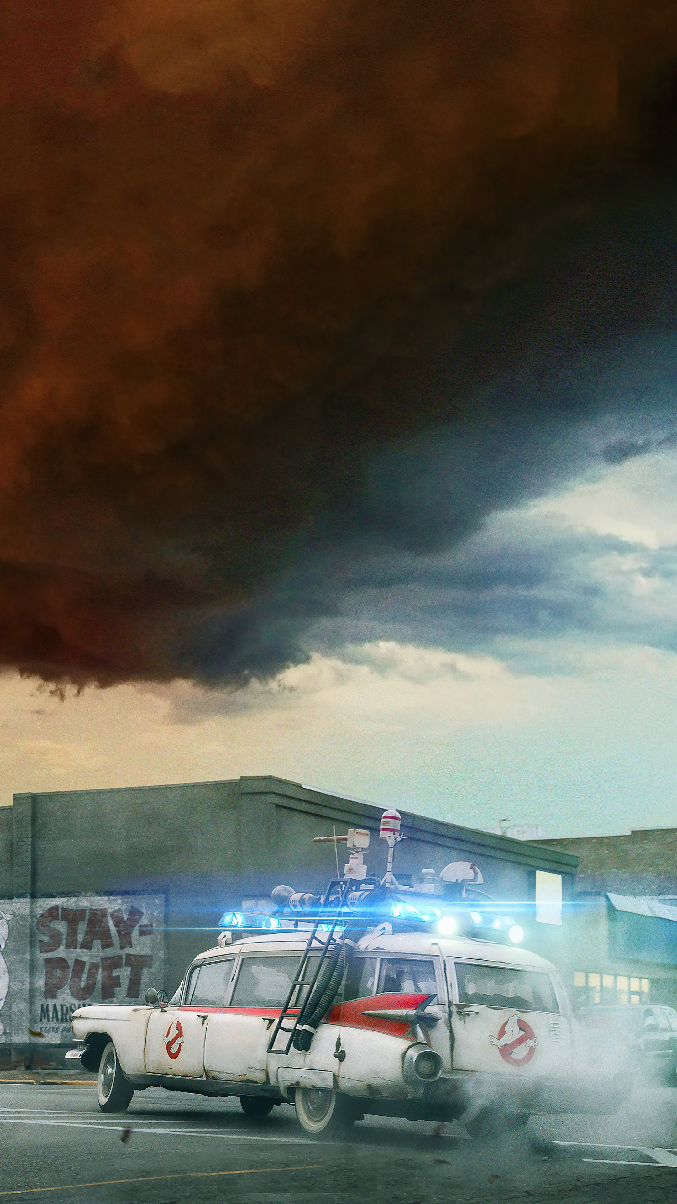 Ghostbusters: Afterlife Ecto-1 4K HD Phone Wallpaper