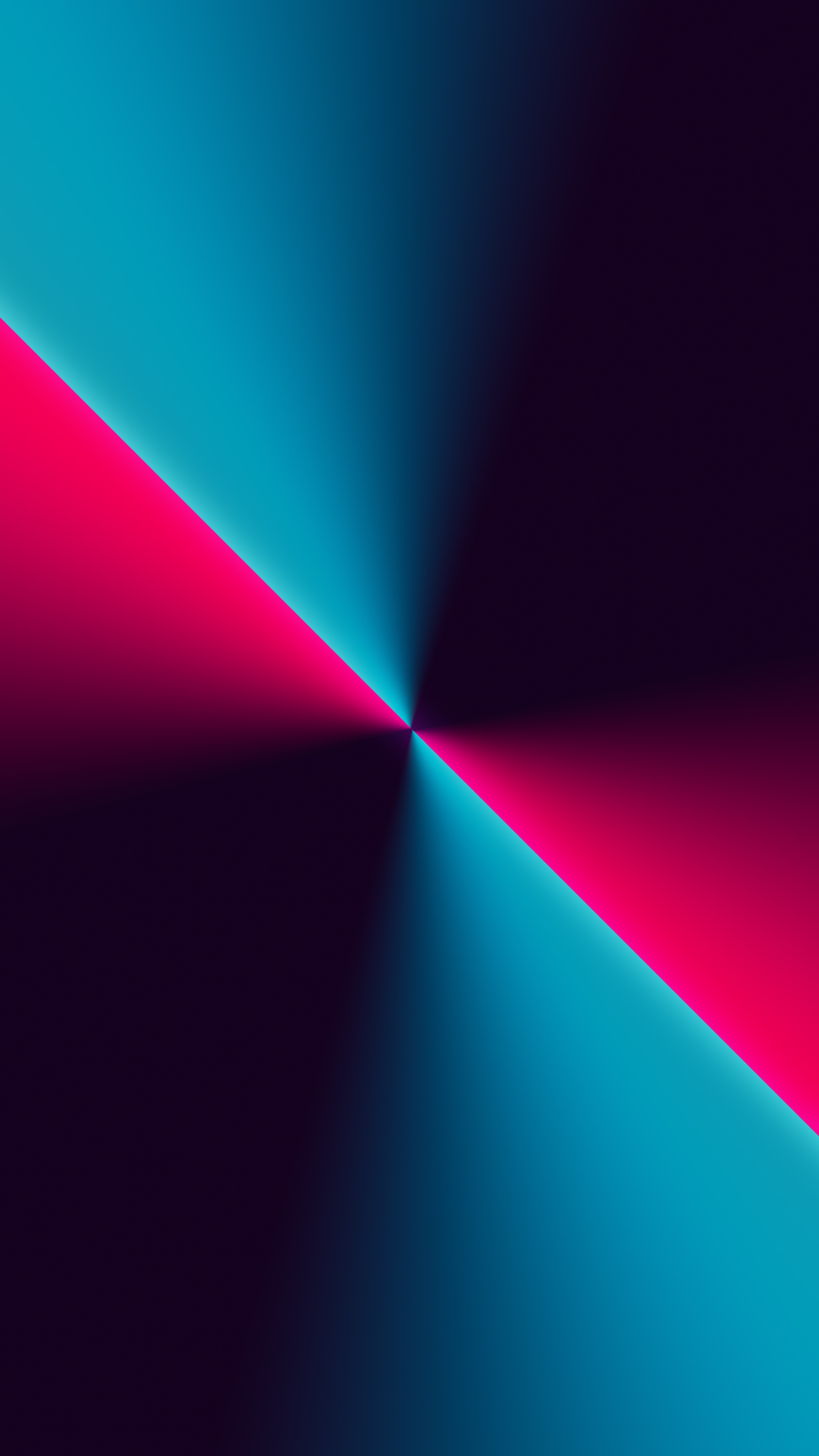 Abstract digital art with pink and blue gradient HD Phone Wallpaper