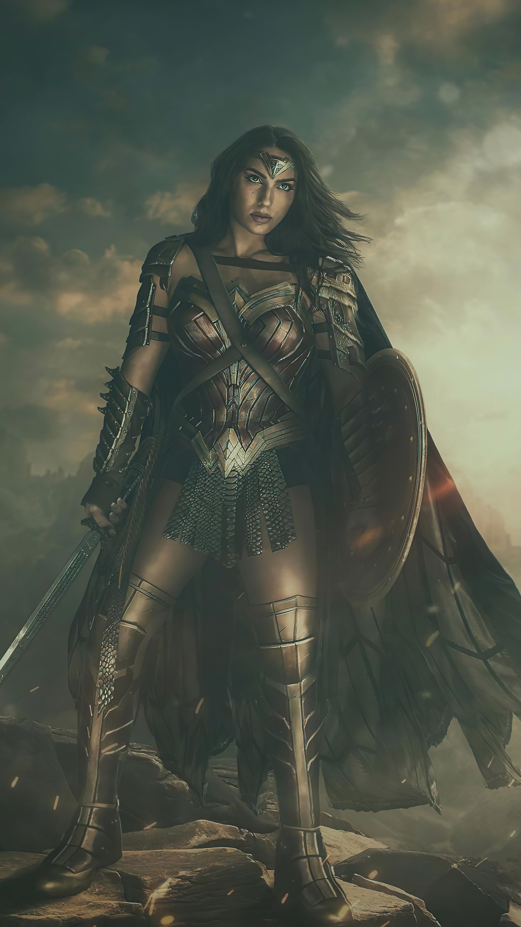 Wonder Woman artwork 4K HD Phone Wallpaper