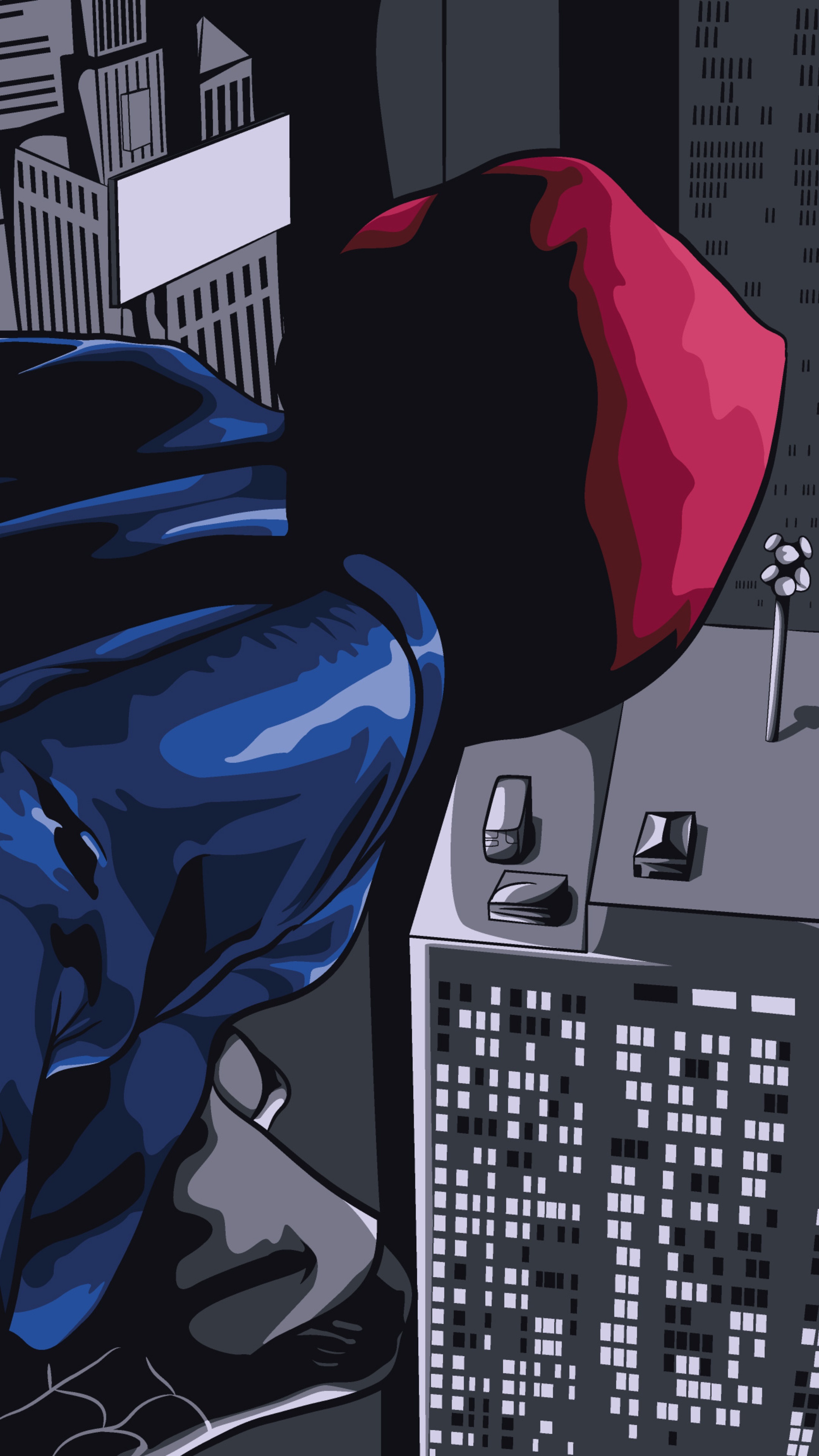 Spider-Man from Spider-Man: Into the Spider-Verse 4K HD Phone Wallpaper