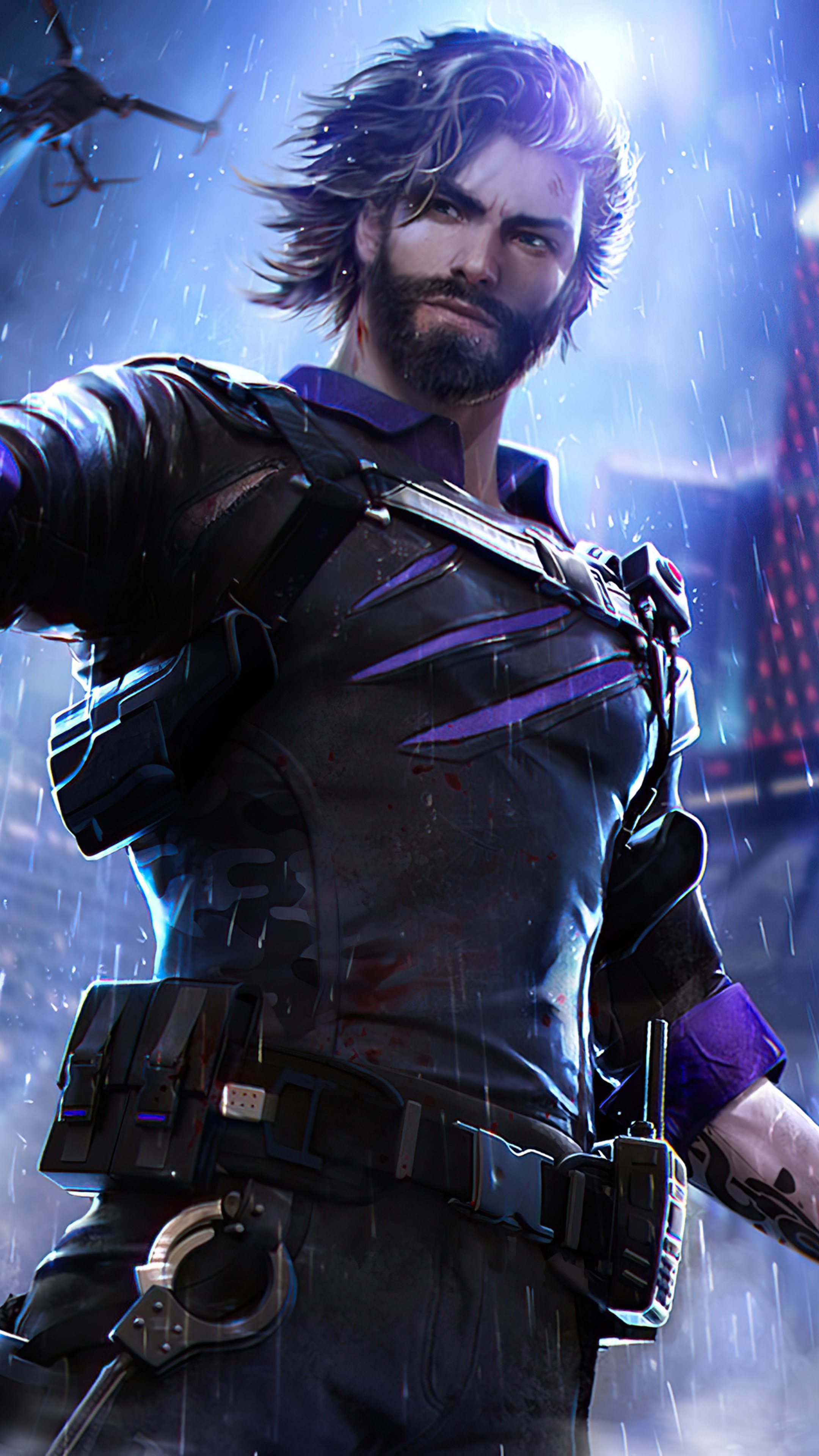 Man from Garena Free Fire in 4K HD Phone Wallpaper