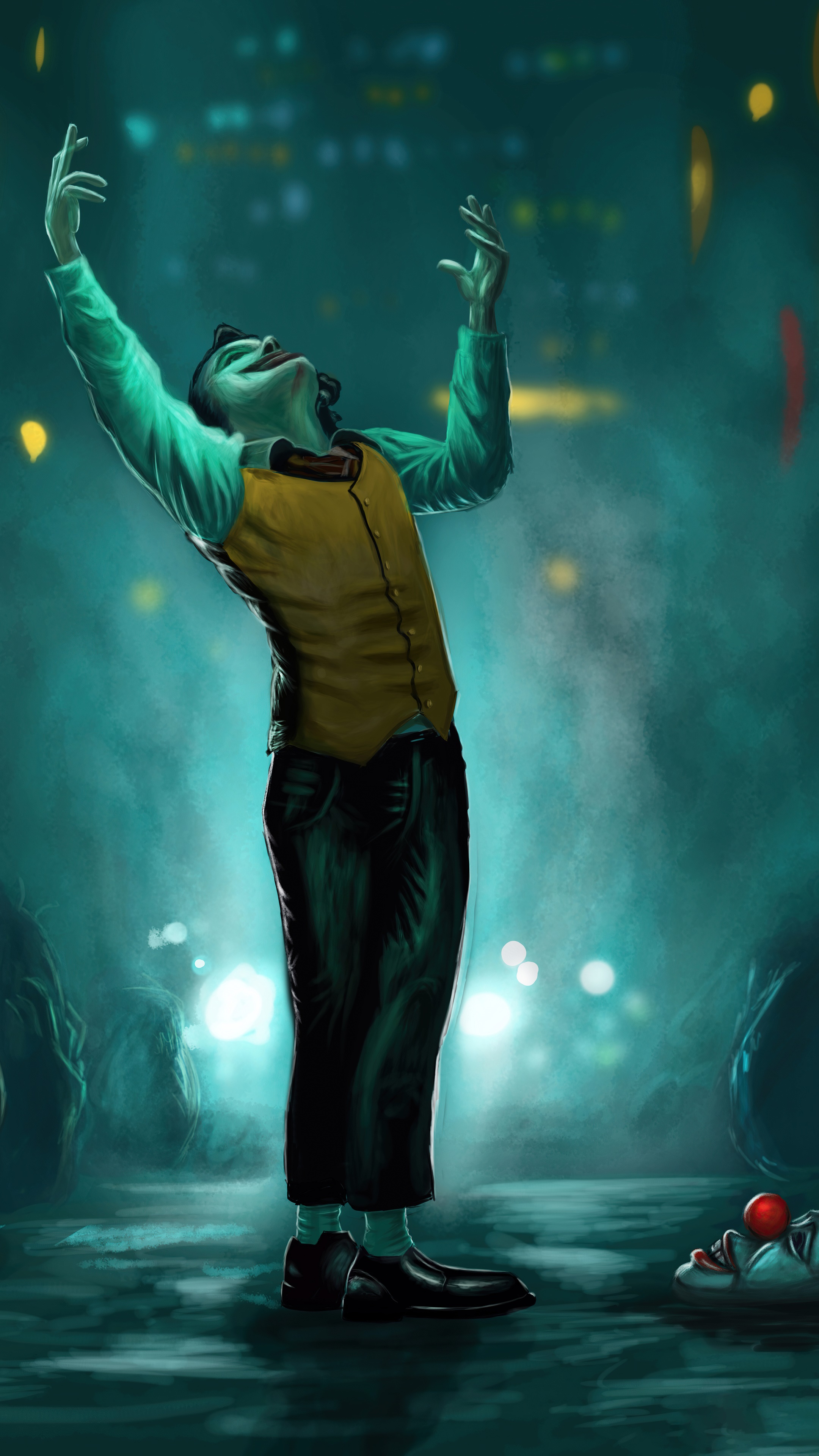 Joker artwork by artist HD Phone Wallpaper