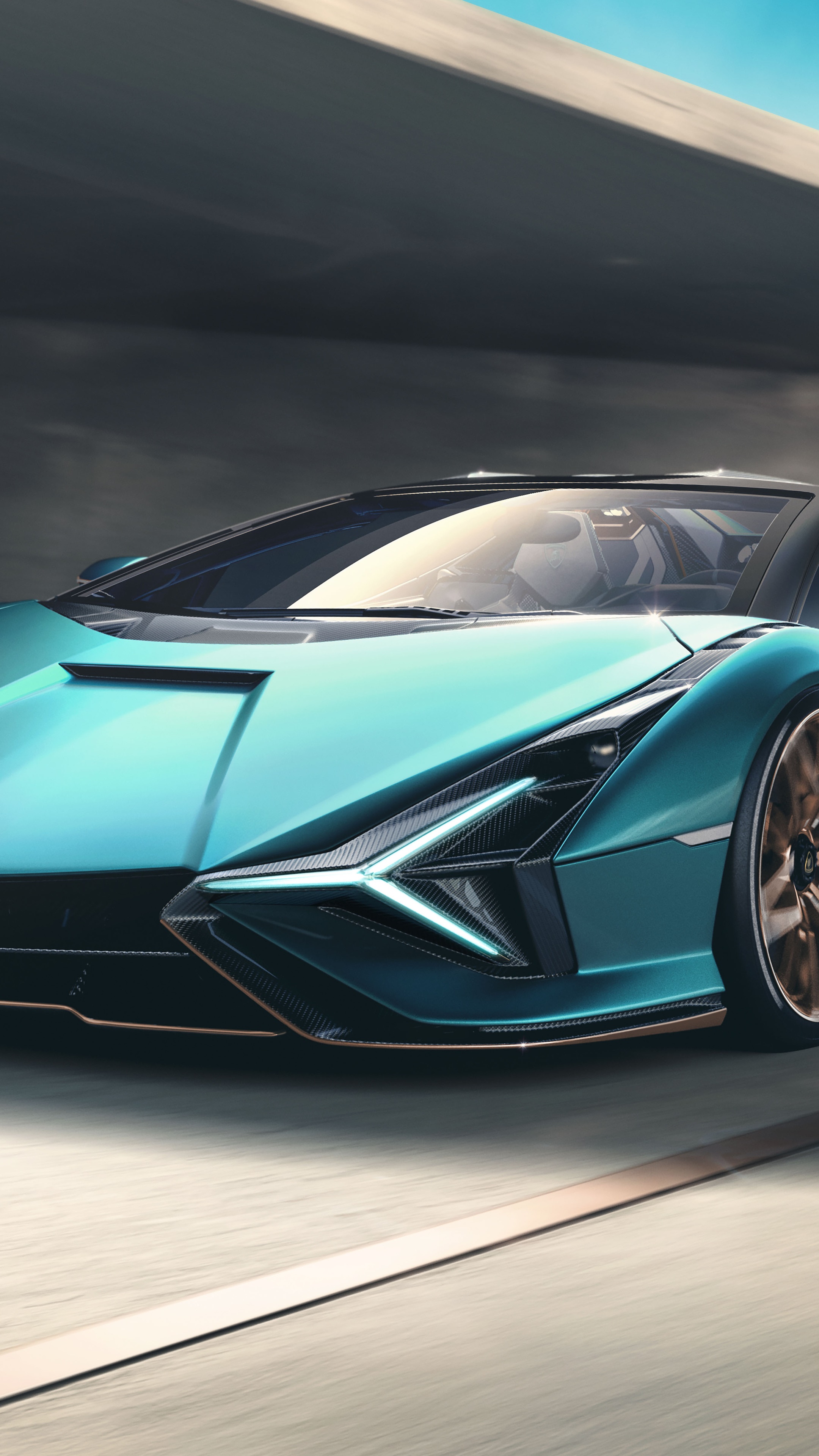 Lamborghini Sian FKP 37 HD Phone Wallpaper