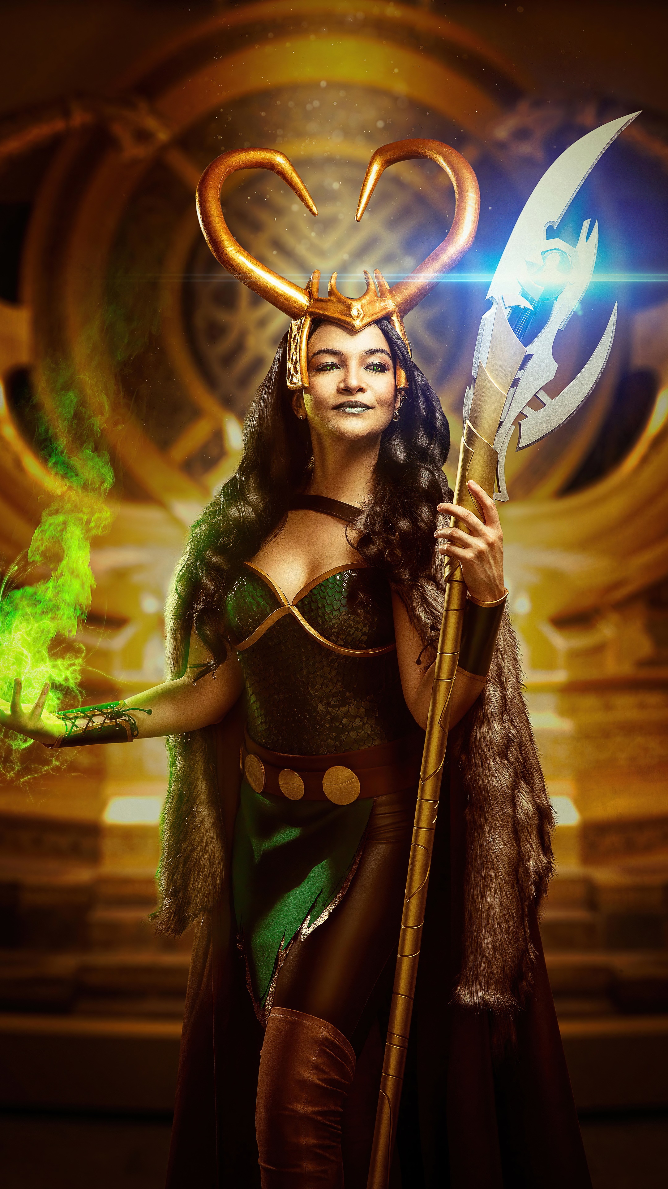 Loki from Marvel Cosplay HD Phone Wallpaper
