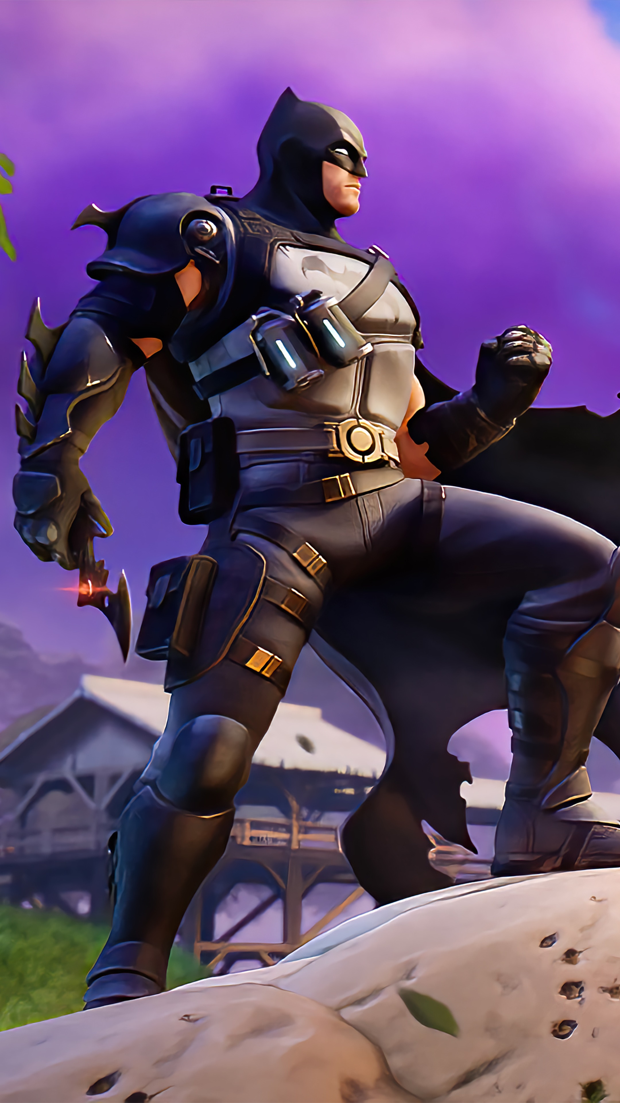 Batman from Fortnite HD Phone Wallpaper