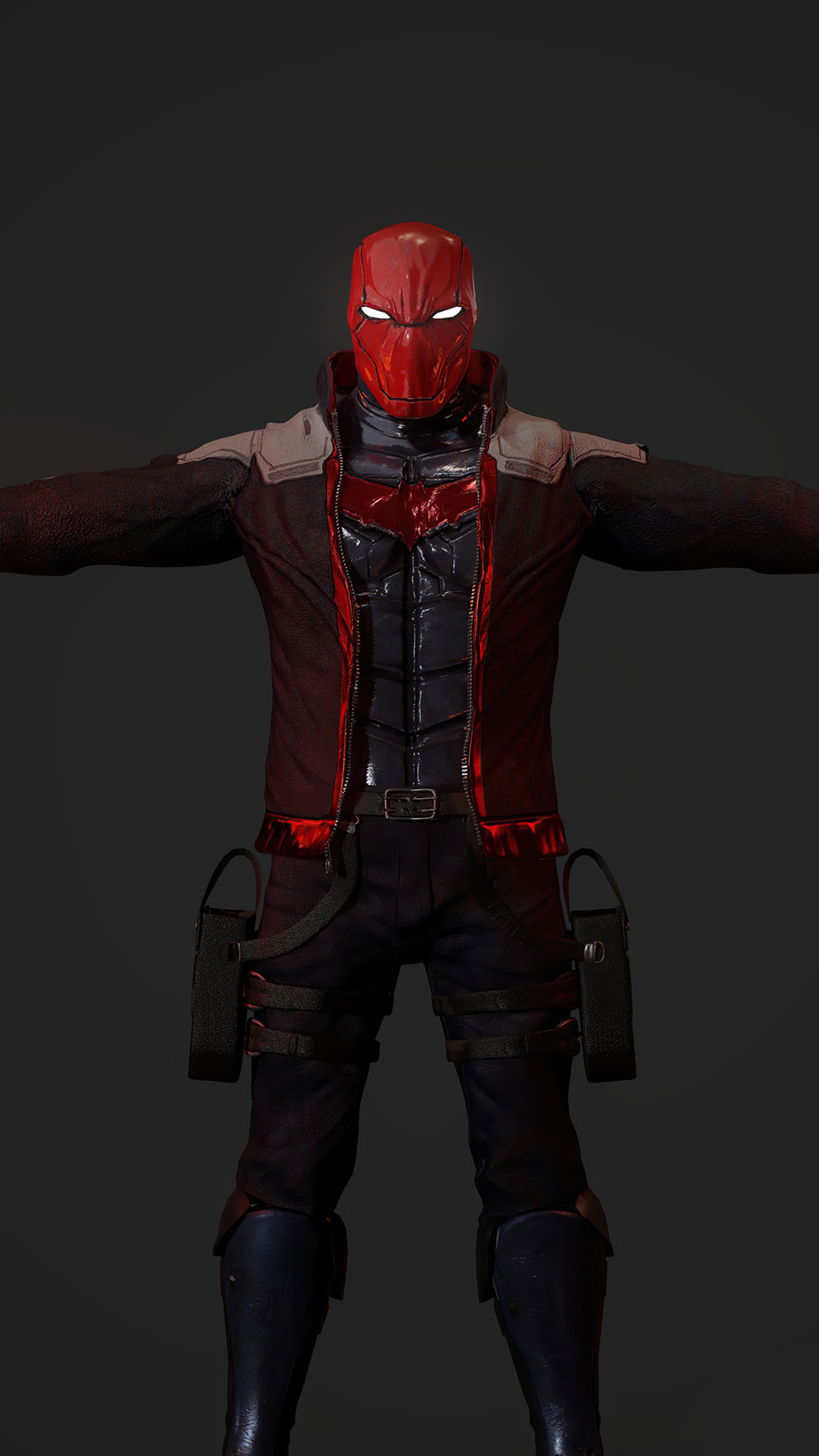 Red Hood from DC Comics HD Phone Wallpaper