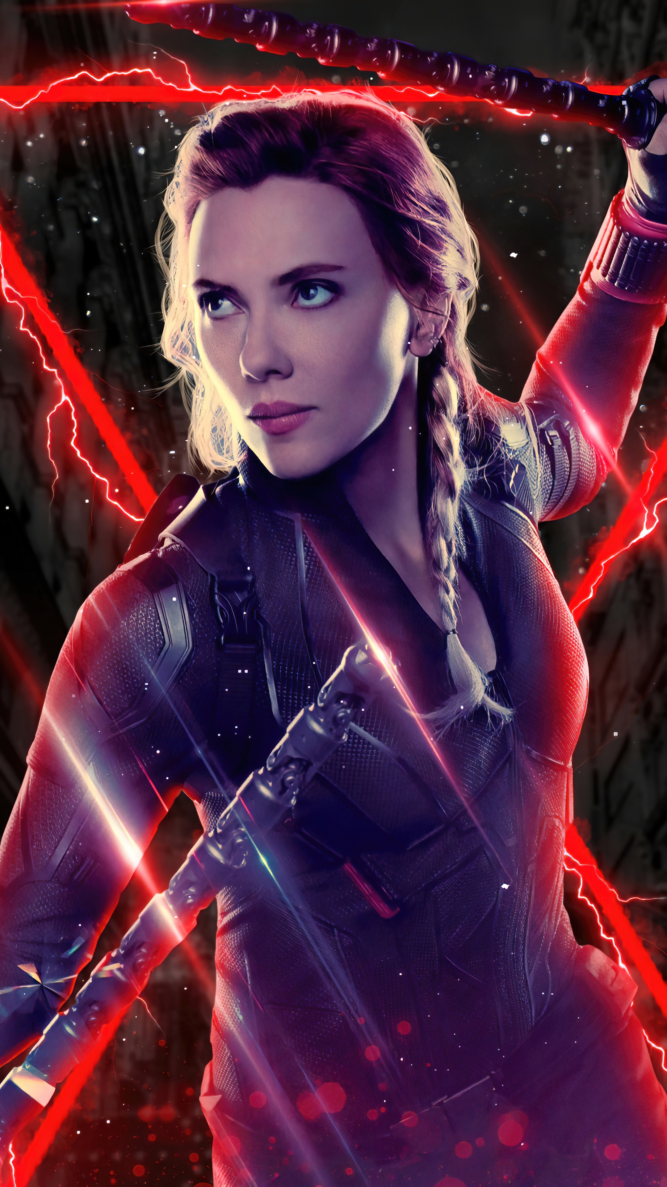 Black Widow from Marvel Comics 4K HD Phone Wallpaper