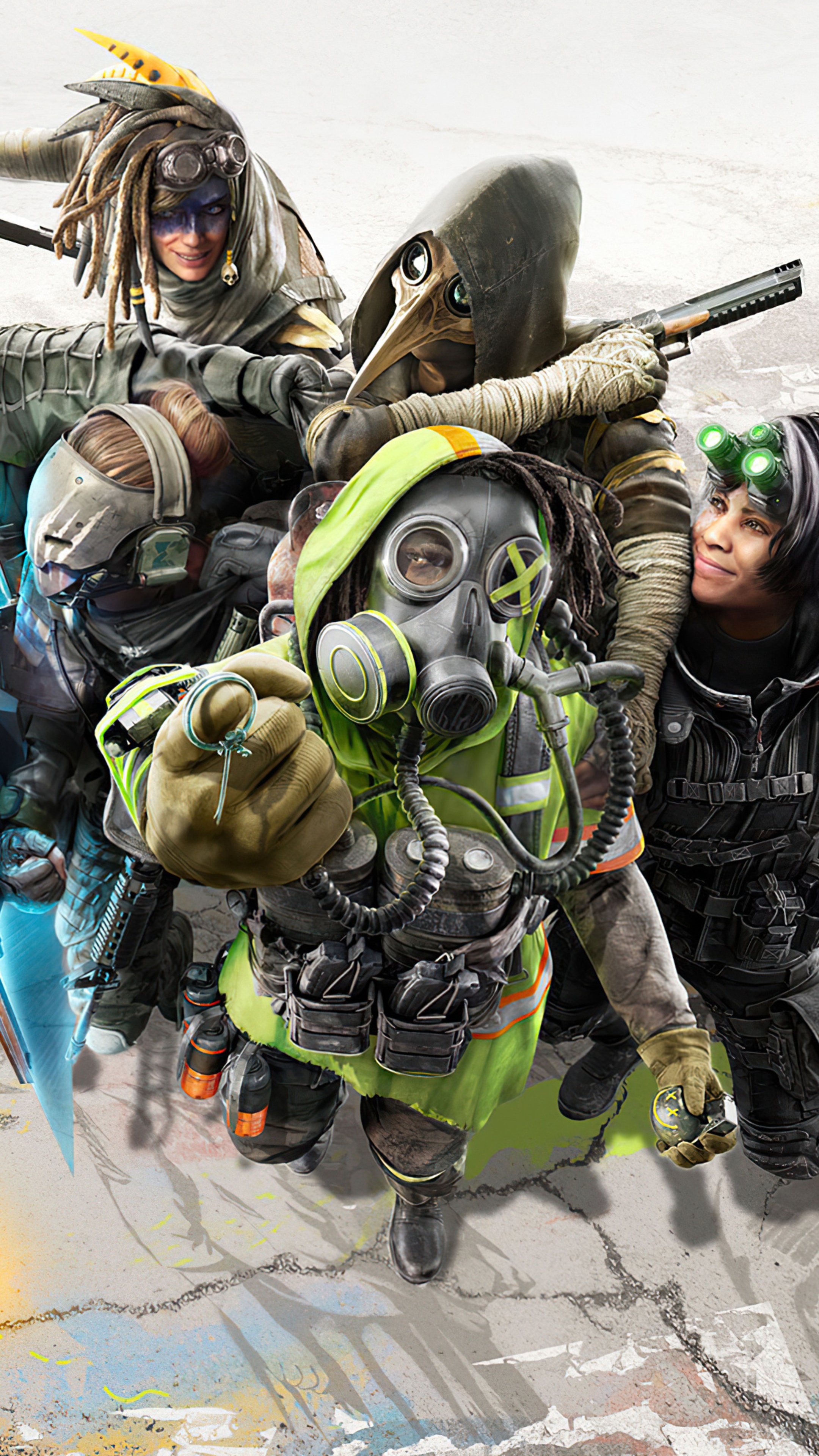 Characters from Tom Clancy's XDefiant HD Phone Wallpaper