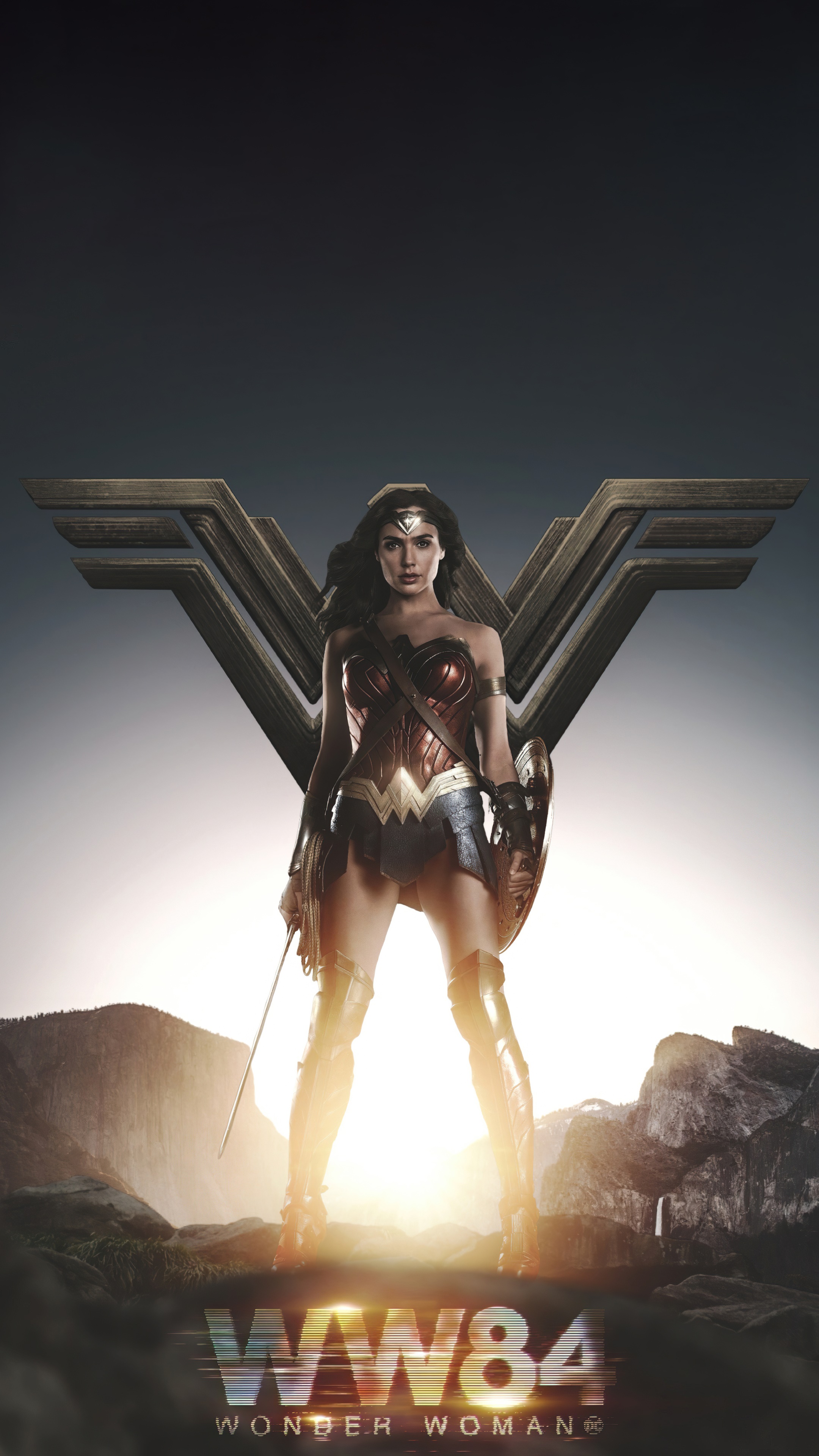 Wonder Woman from Wonder Woman 1984 HD Phone Wallpaper