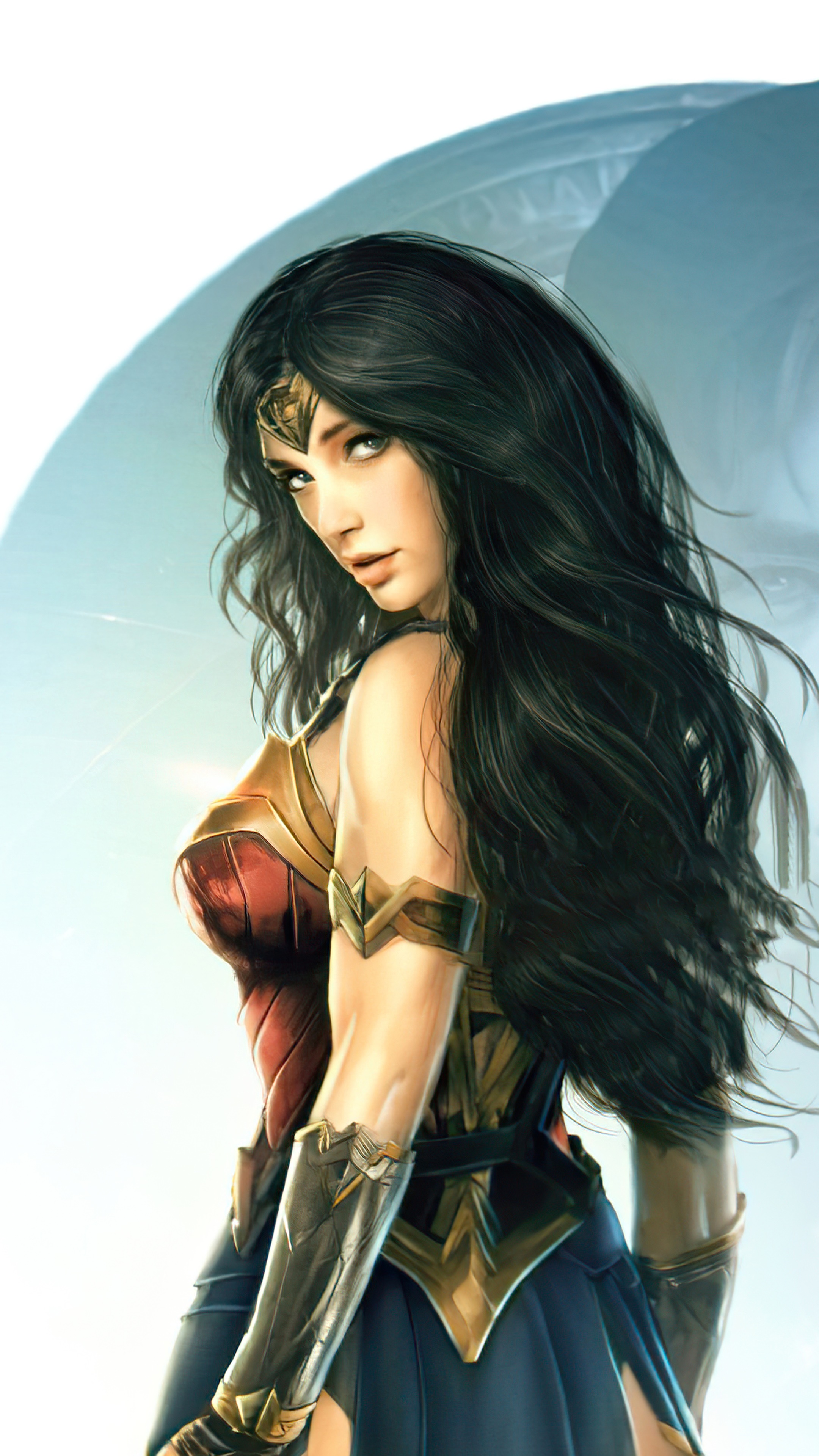 Wonder Woman artwork 4K HD Phone Wallpaper
