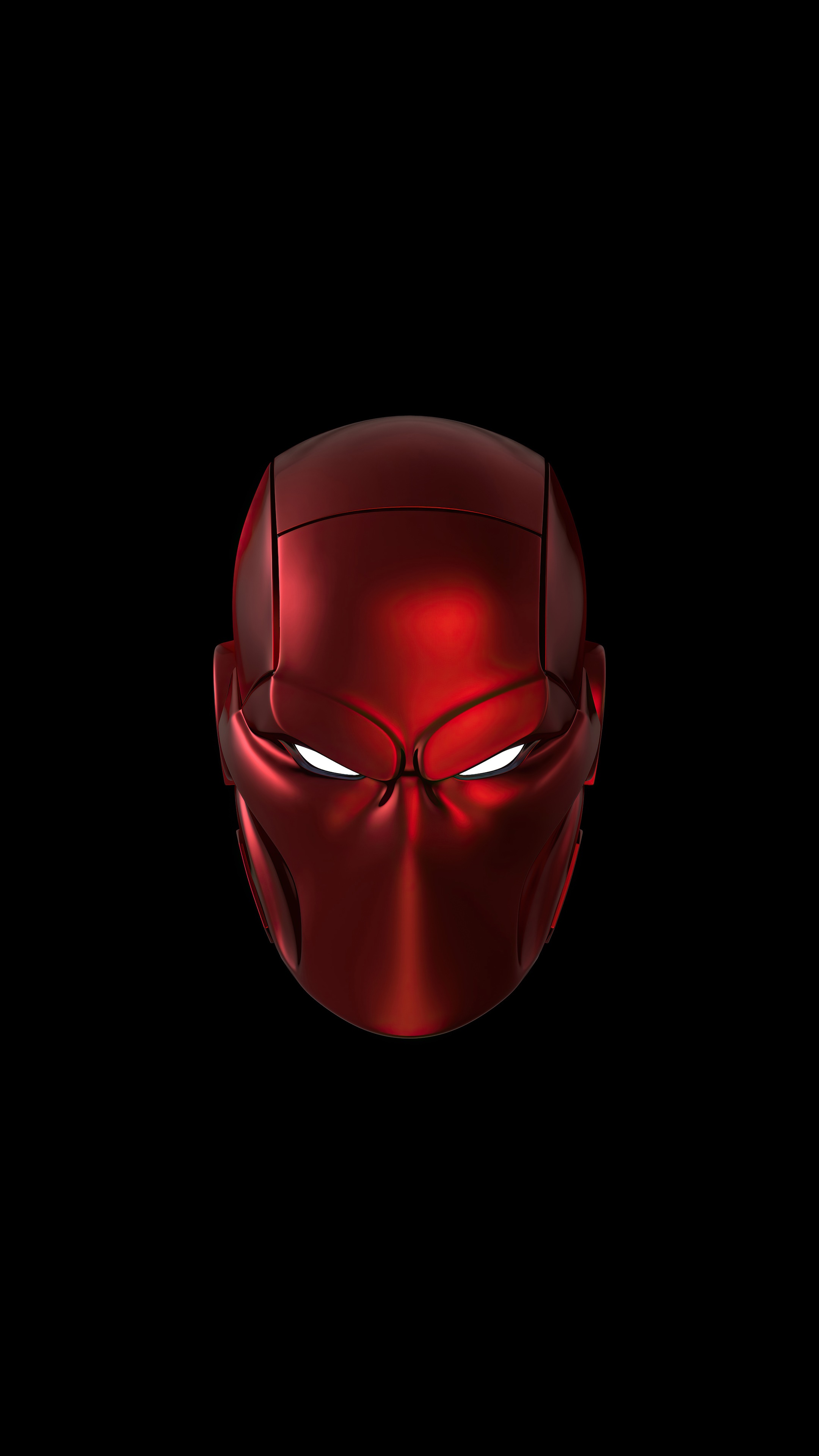 Red Hood mask from DC Comics HD Phone Wallpaper