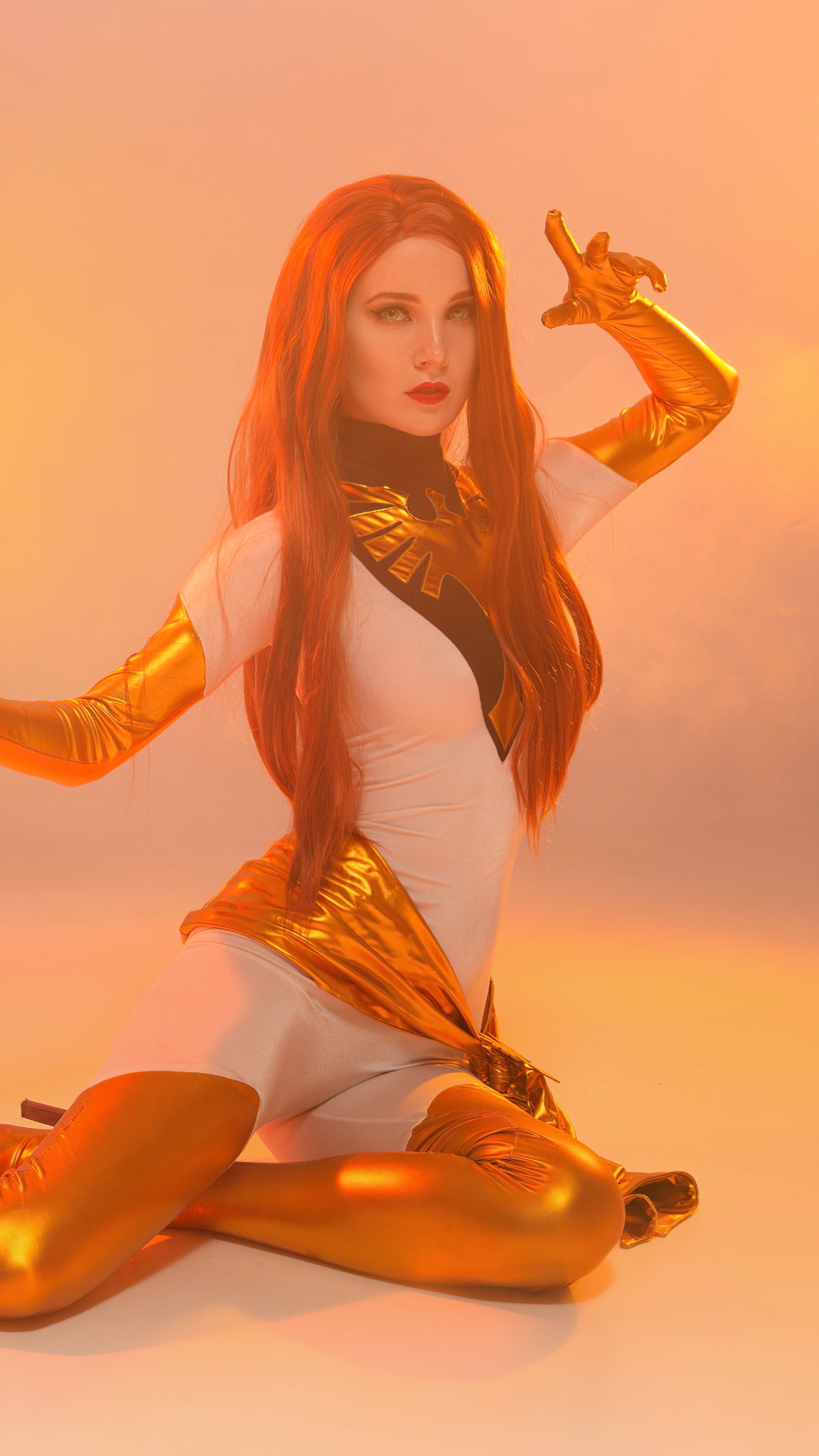 Jean Grey from X-Men Cosplay 4K HD Phone Wallpaper