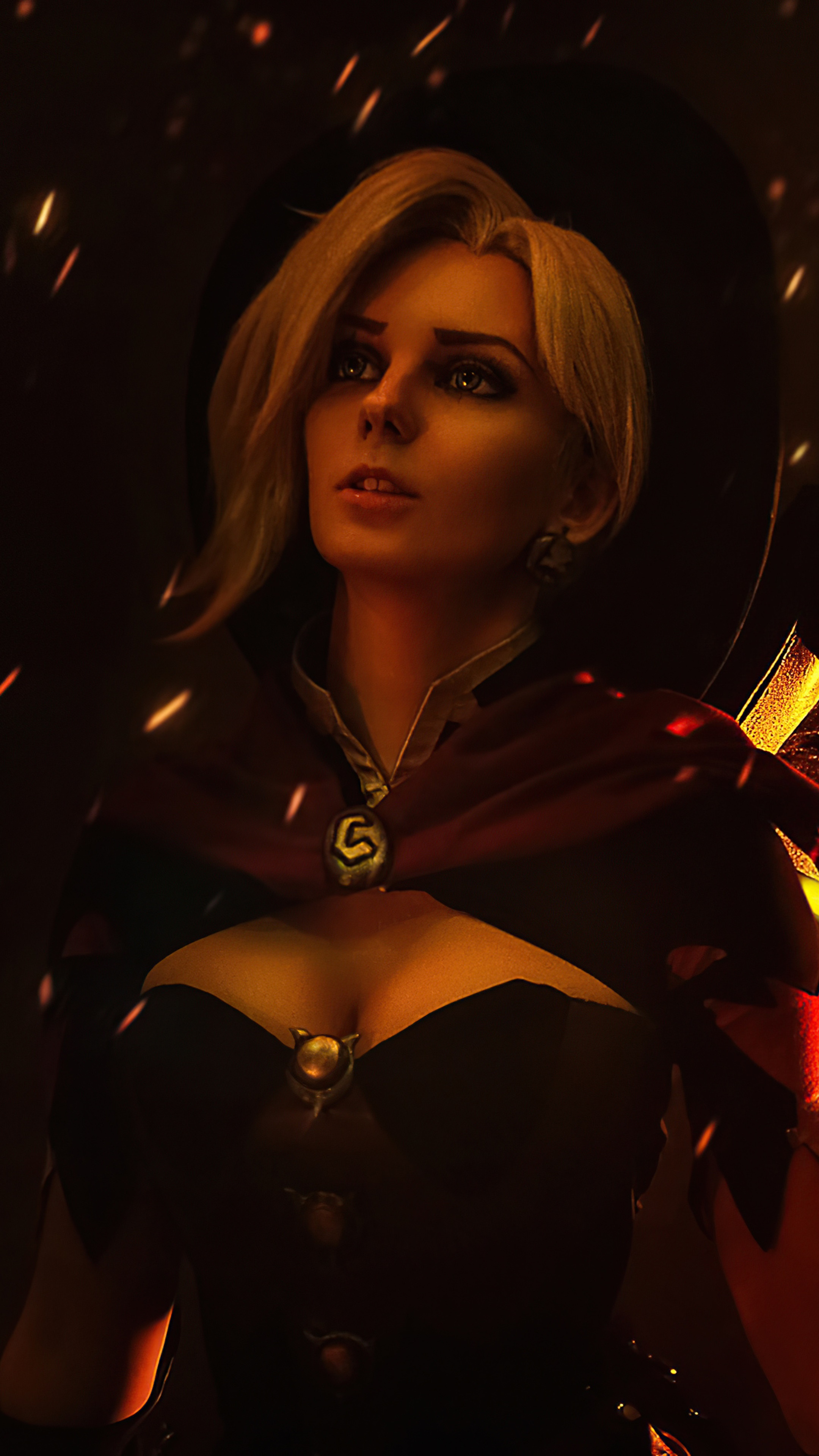 Mercy from Overwatch cosplay HD Phone Wallpaper