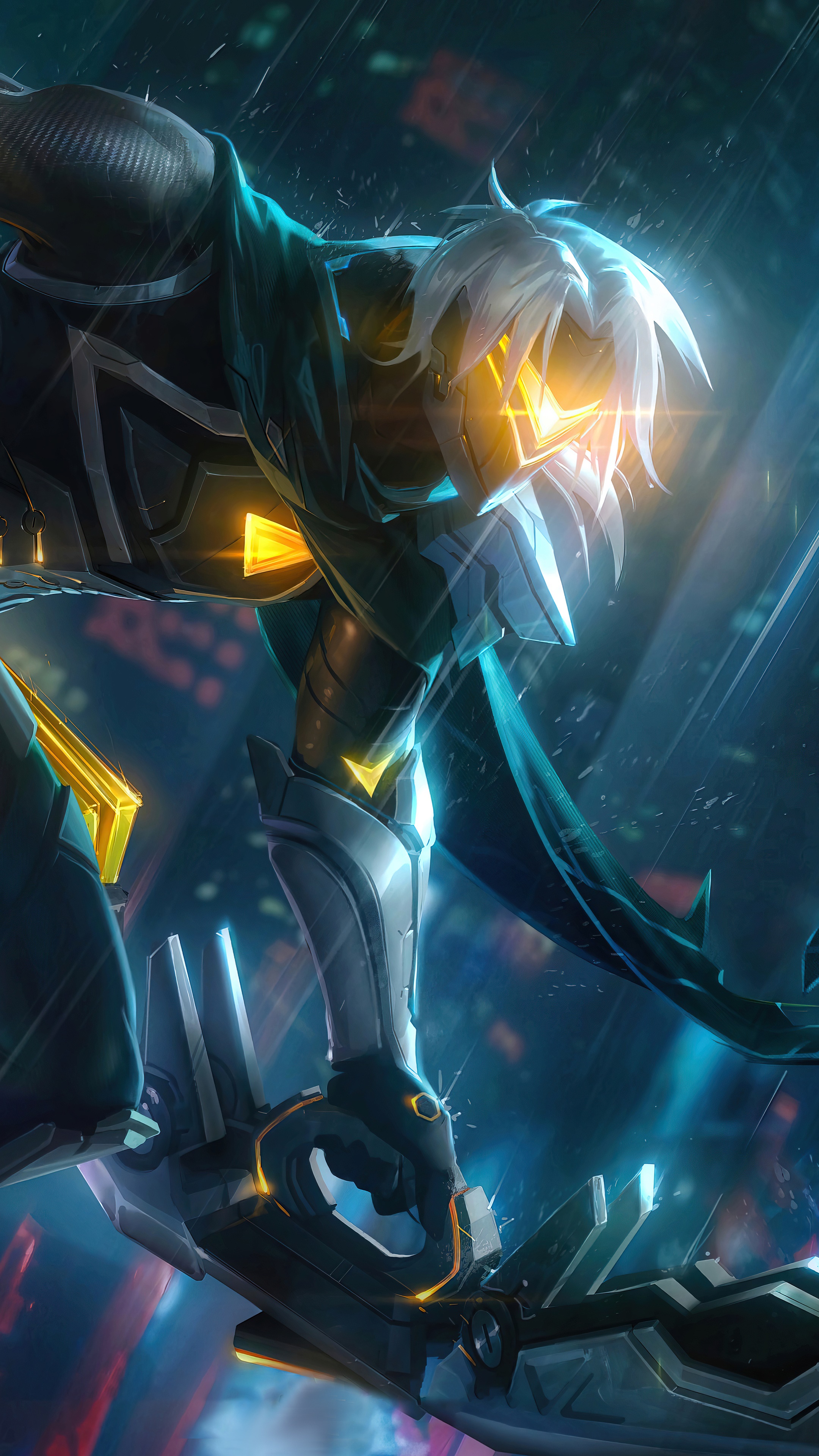 Zed from League of Legends HD Phone Wallpaper