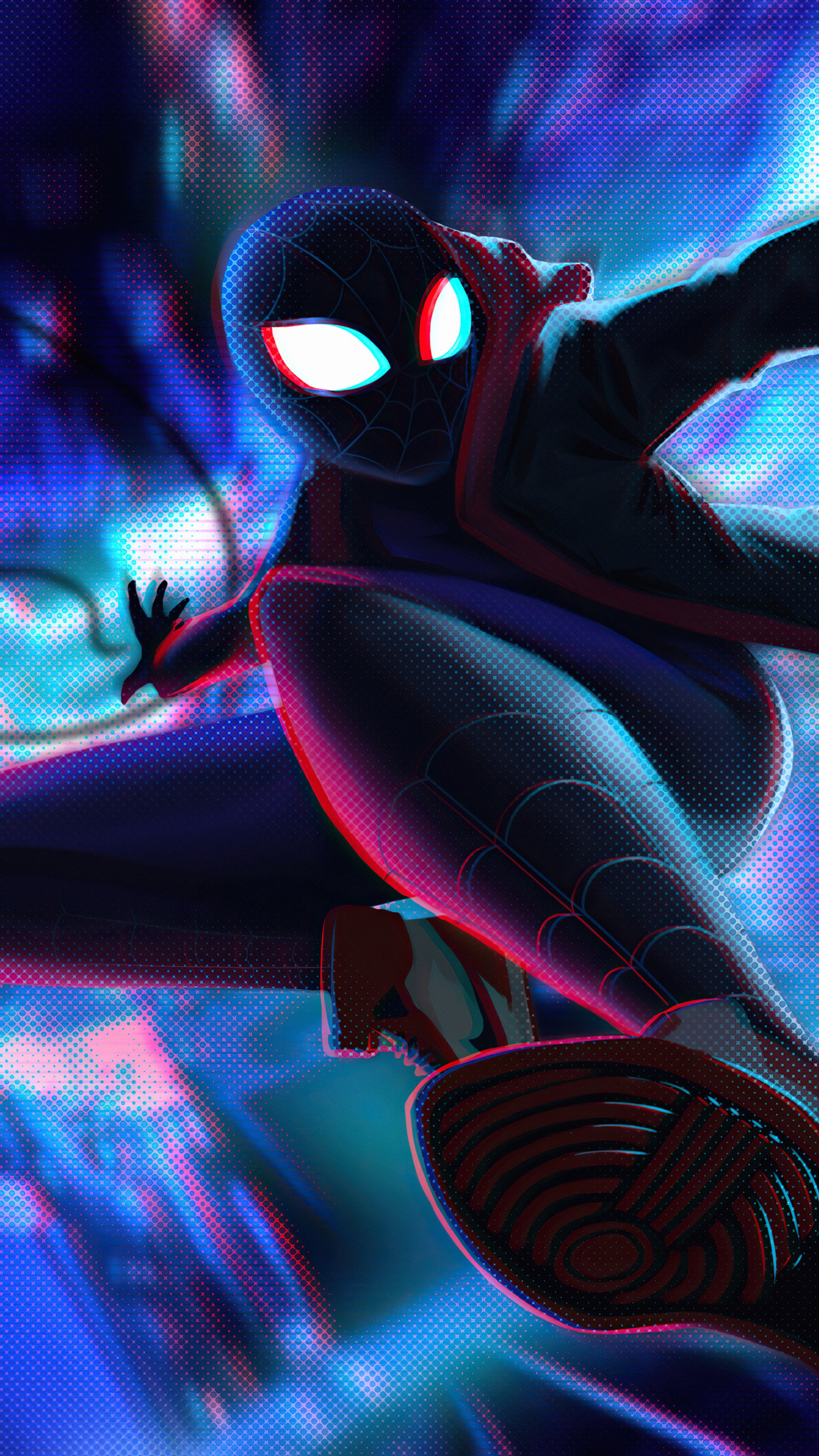 Spider-Man Miles Morales from Marvel HD Phone Wallpaper
