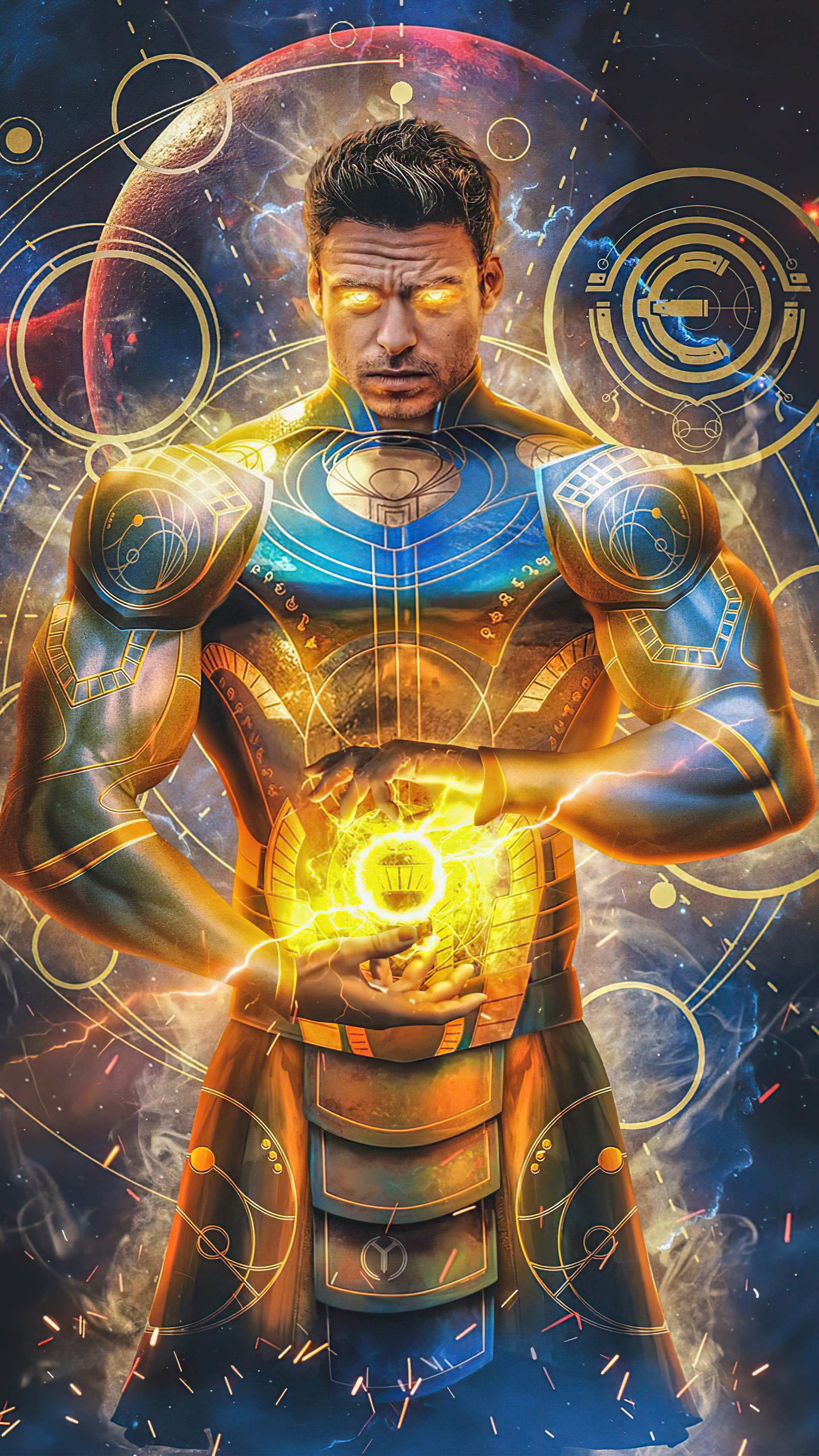 Ikaris from Eternals 4K HD Phone Wallpaper