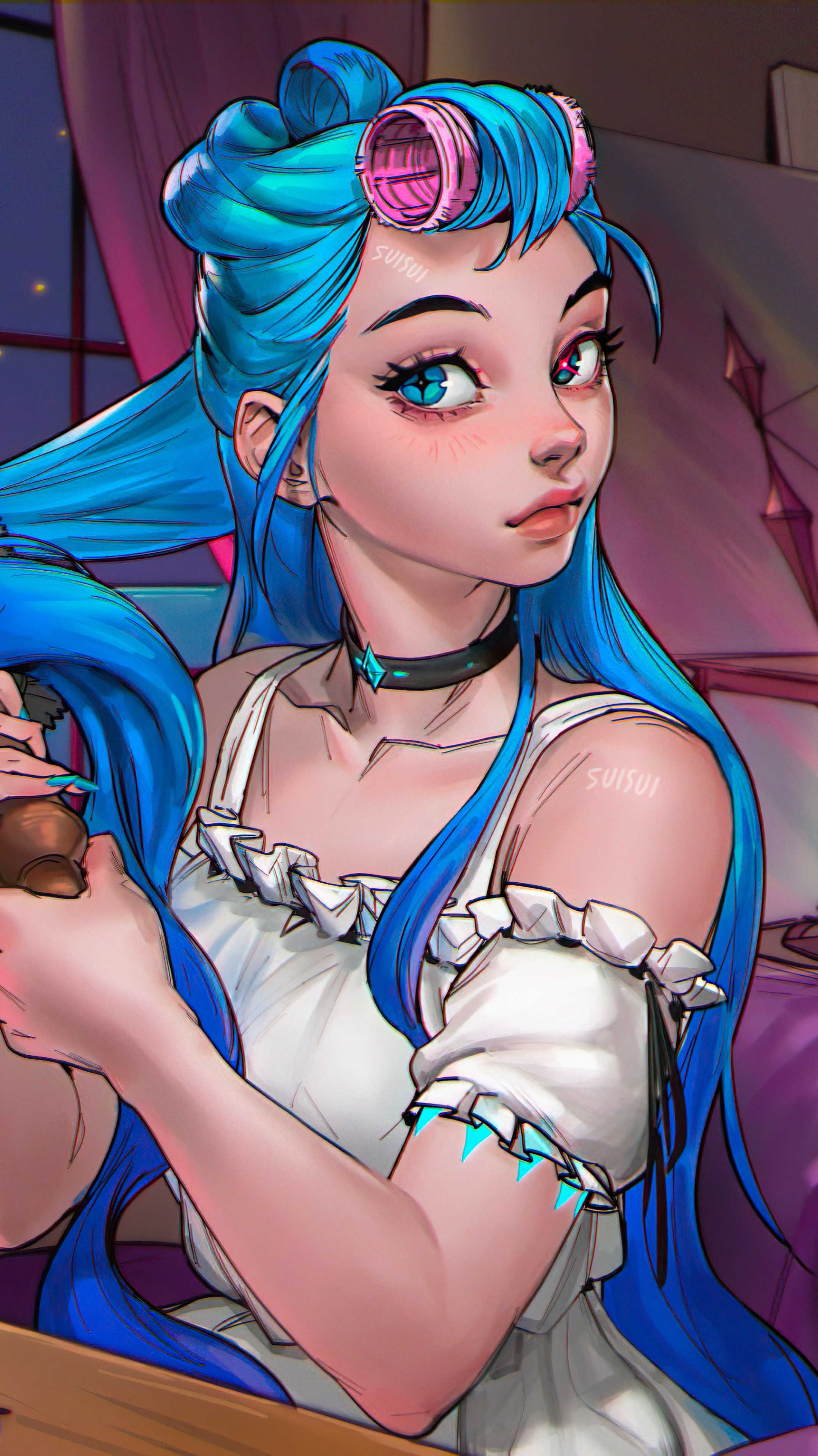 Jinx from League of Legends HD Phone Wallpaper