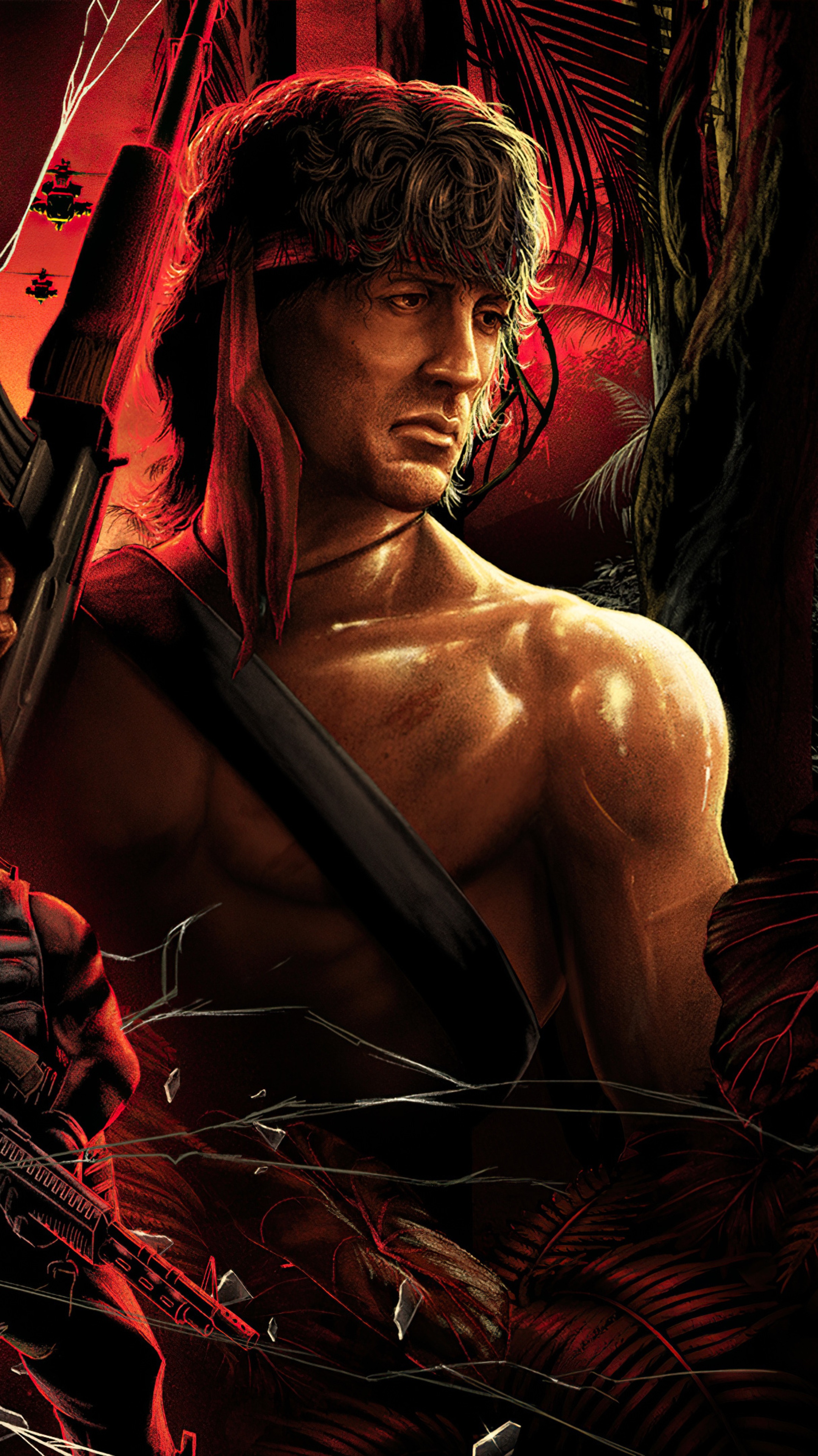 Rambo from Call of Duty Black Ops Cold War 4K HD Phone Wallpaper